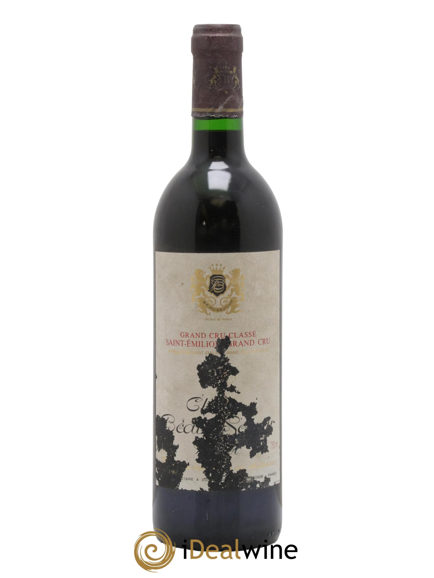 Château Beau-Séjour Bécot 1er Grand Cru Classé B 1990 - Lot de 1 bouteille - 0