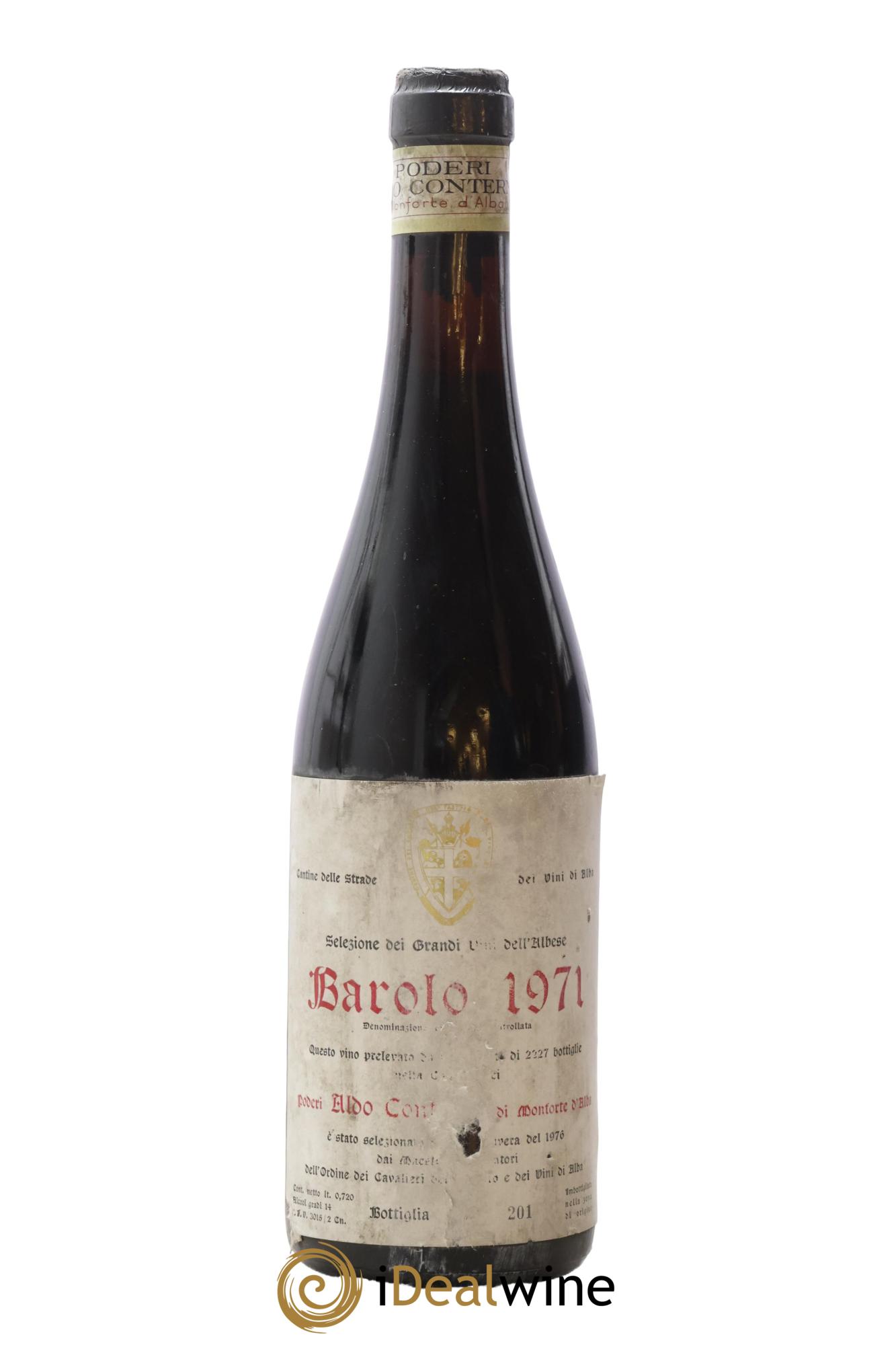 Barolo DOCG Aldo Conterno 1971 - Lot de 1 bouteille - 0