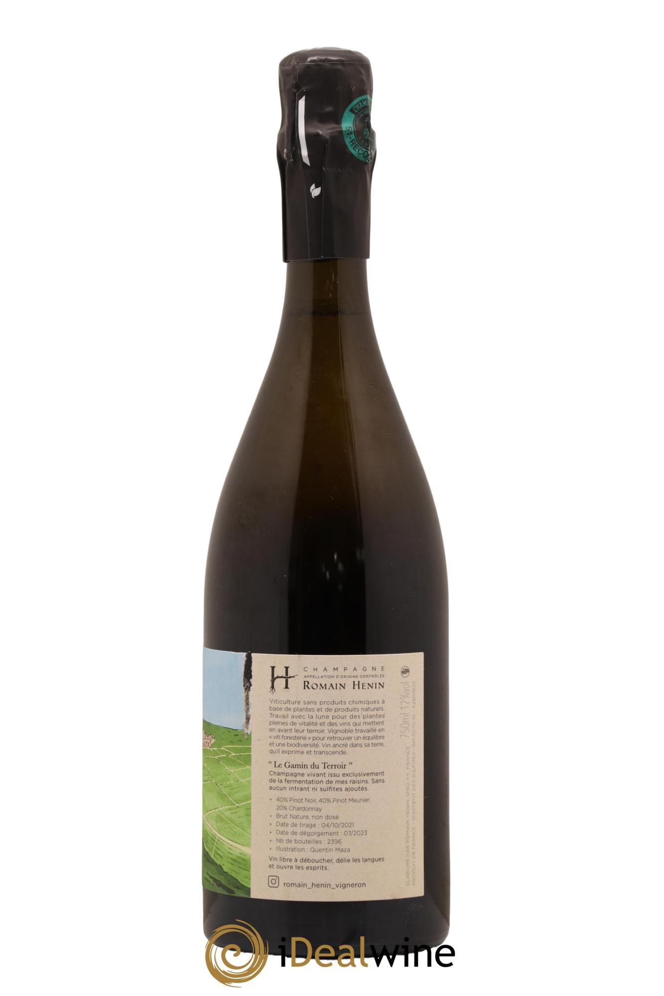 Gamin du Terroir Romain Henin - Lot de 1 bouteille - 1