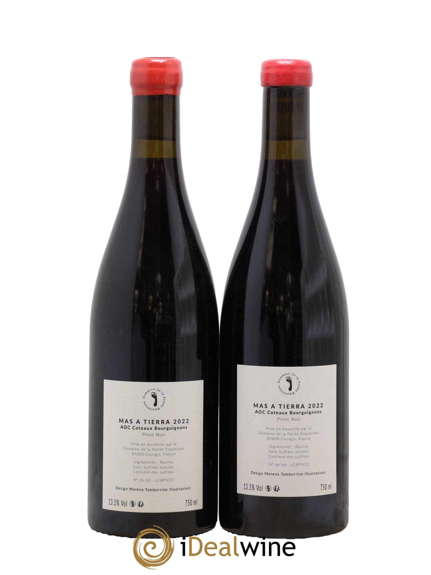Coteaux Bourguignons Mas a Tierra Domaine de la Petite Empreinte 2022 - Lotto di 2 bottiglie - 1