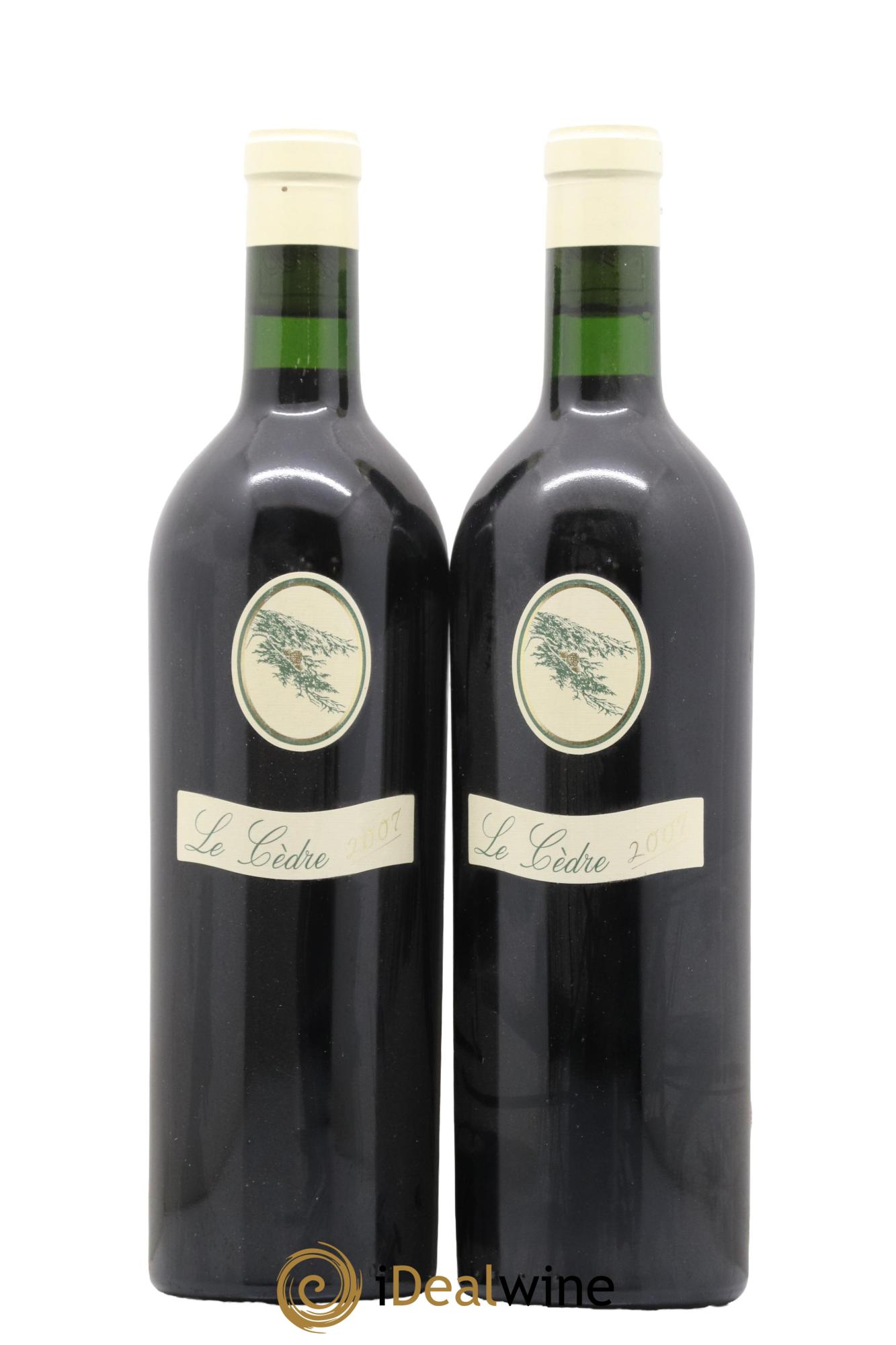 Cahors Château du Cèdre Cuvée Le Cèdre Pascal et Jean-Marc Verhaeghe 2007 - Lot of 2 bottles - 0
