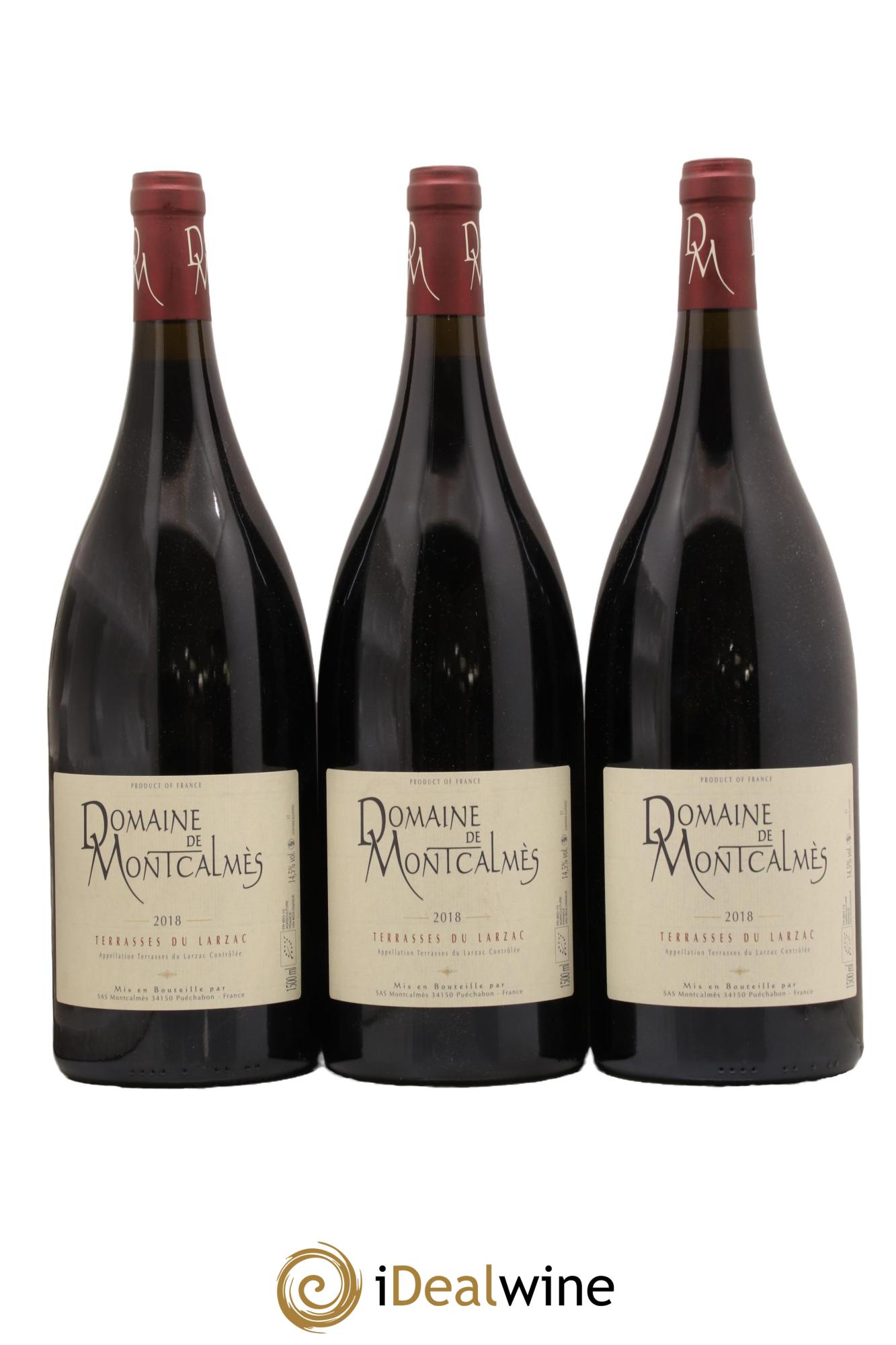 Terrasses du Larzac Domaine de Montcalmès Frédéric Pourtalié 2018 - Lot de 3 magnums - 0