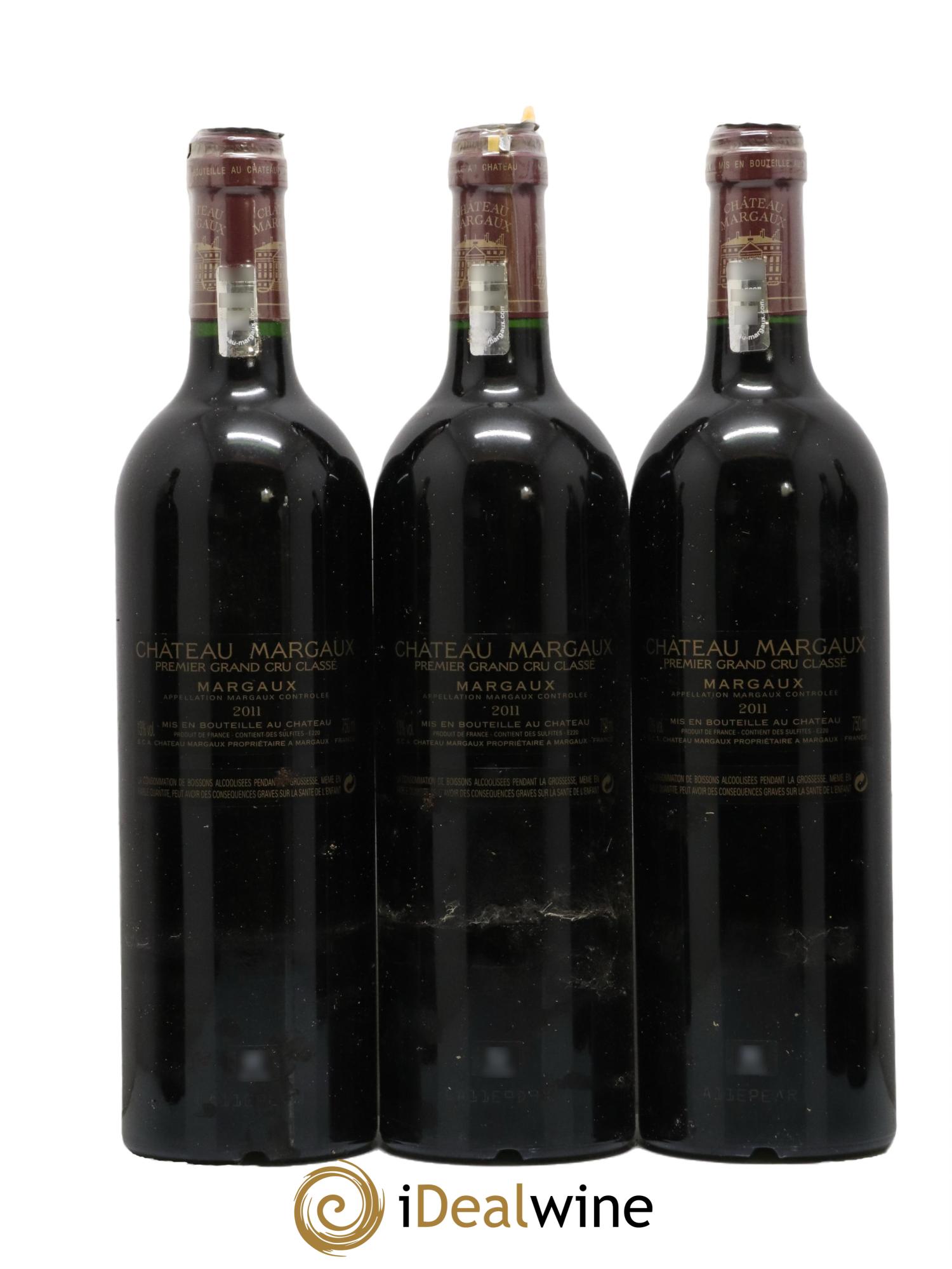 Château Margaux 1er Grand Cru Classé  2011 - Lot of 12 bottles - 4