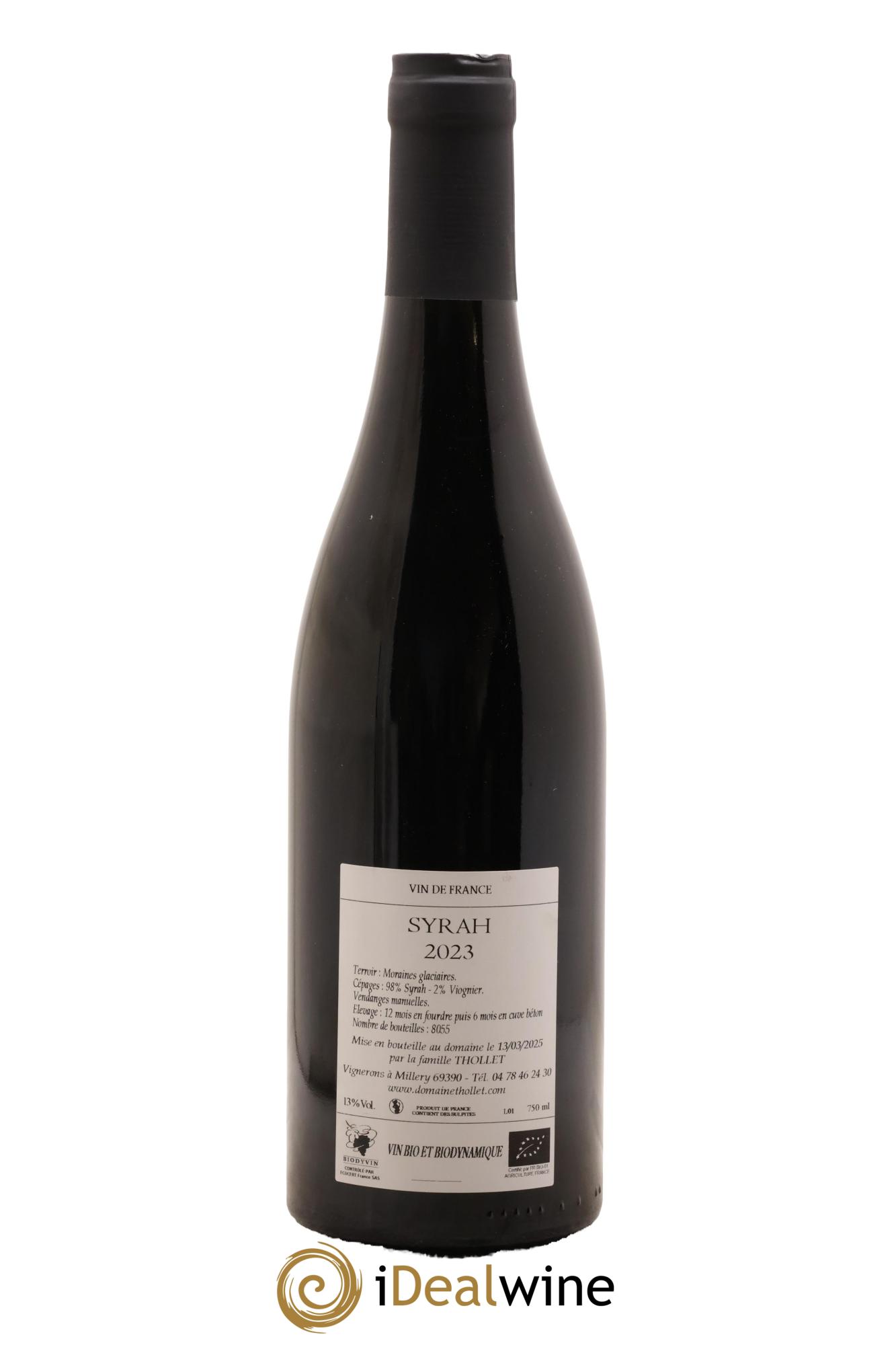 Vin de France Syrah Domaine de la Petite Gallée 2023 - Lotto di 1 bottiglia - 1