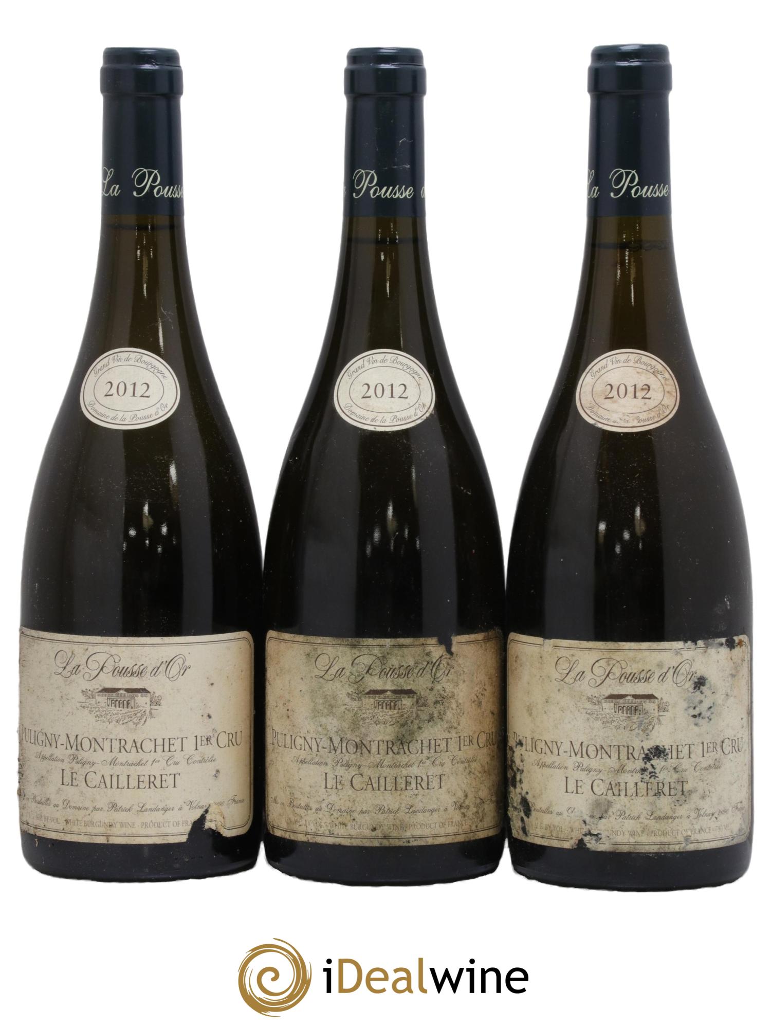Puligny-Montrachet 1er Cru Le Cailleret La Pousse d'Or (Domaine de) 2012 - Lot de 3 bouteilles - 0