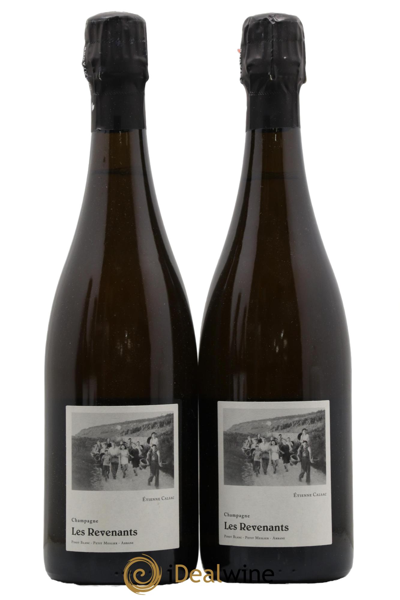 Les Revenants Blanc de Blancs Extra-Brut Etienne Calsac - Lot de 2 bouteilles - 0