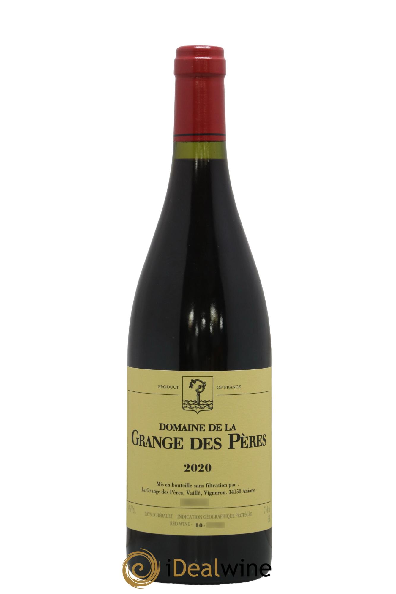 IGP Pays d'Hérault Grange des Pères Laurent Vaillé 2020 - Lot of 1 bottle - 0