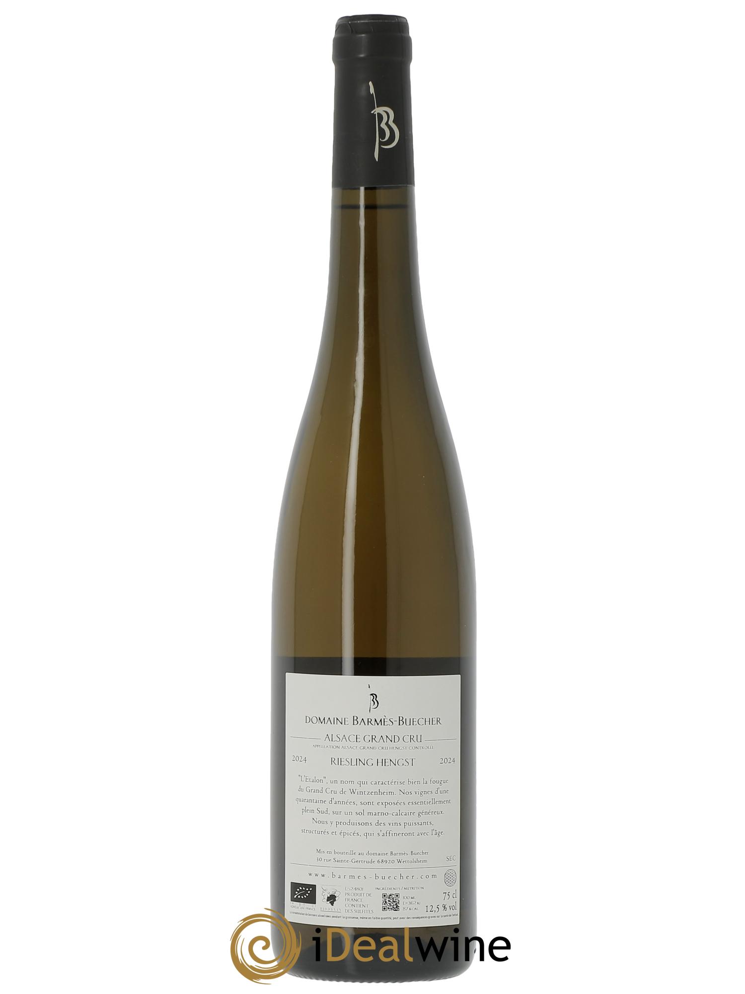 Alsace Riesling Grand cru Hengst Barmes-Buecher  2024 - Posten von 1 Flasche - 1