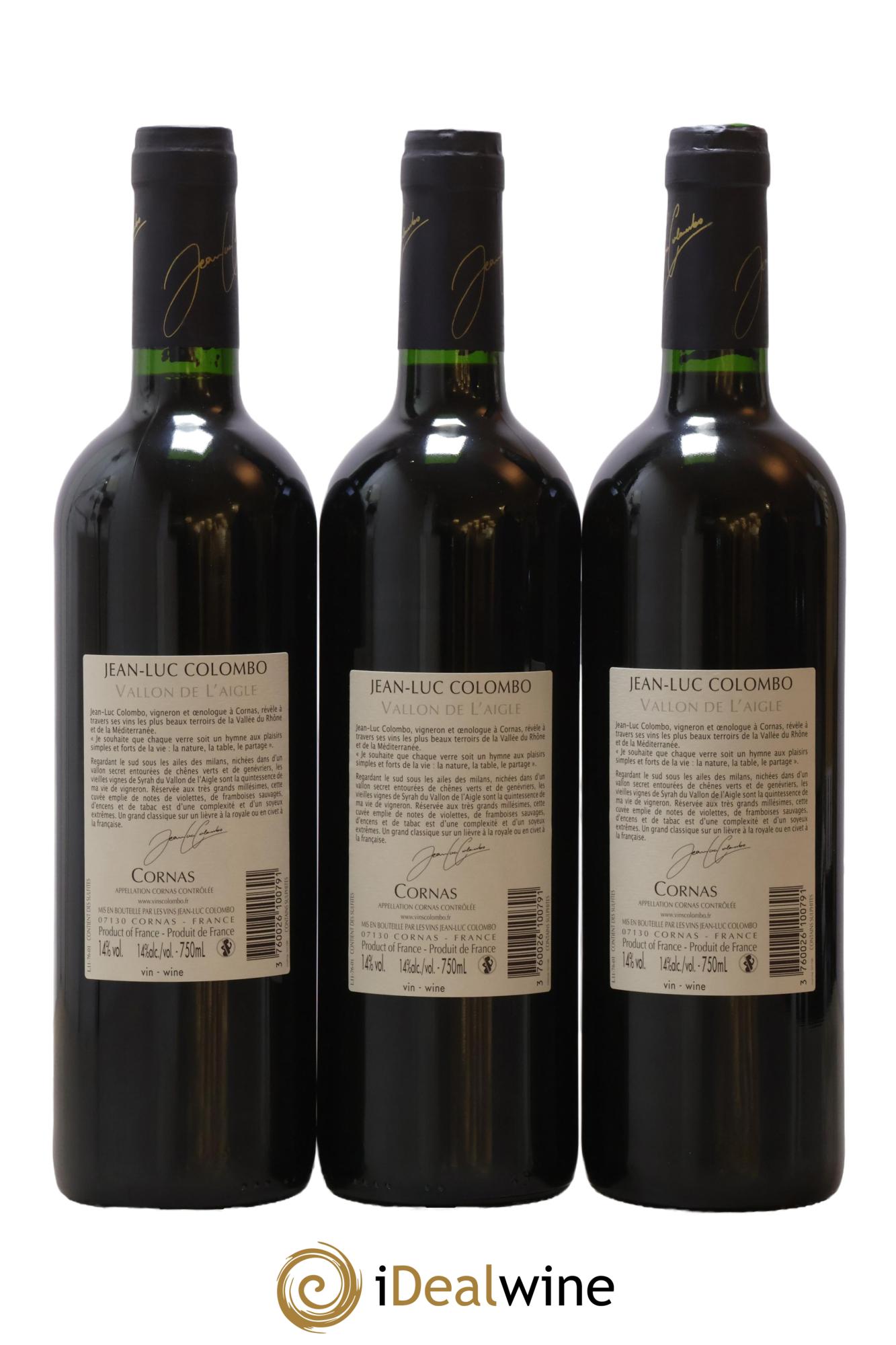 Cornas Vallon de l'Aigle Jean-Luc Colombo 2009 - Lotto di 6 bottiglie - 2