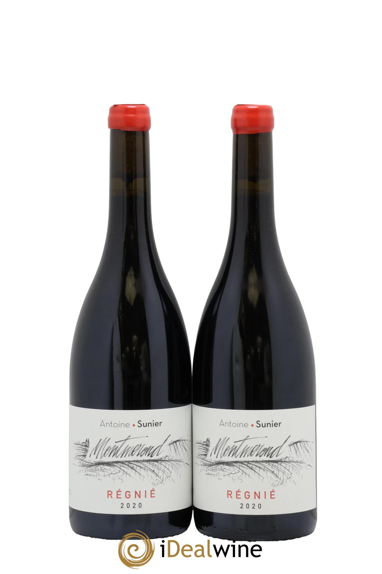 Régnié Cuvée Montmerond Antoine Sunier 2020 - Lot of 2 bottles - 0