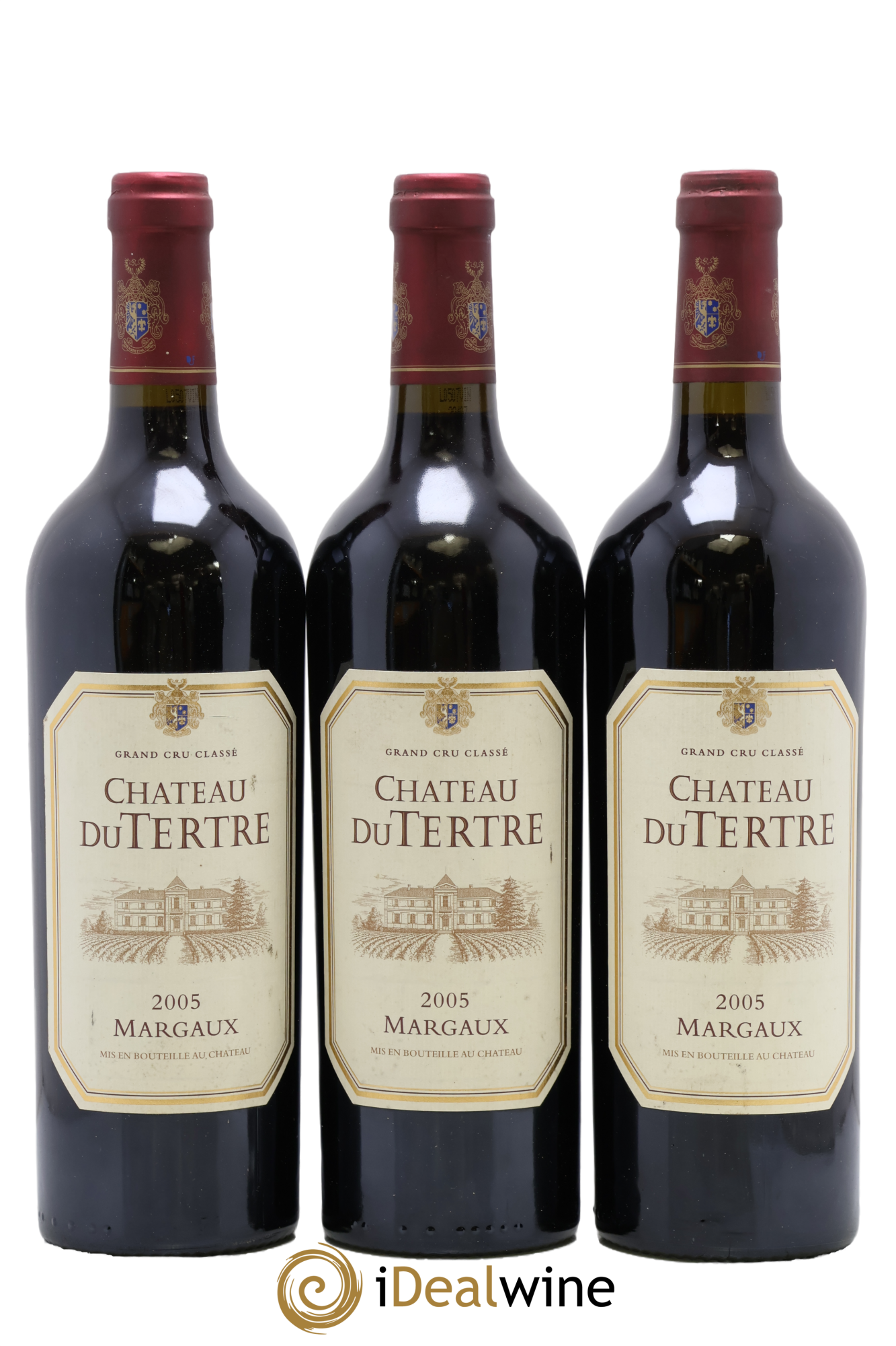 Château du Tertre 5ème Grand Cru Classé 2005 - Lot de 3 bouteilles - 0