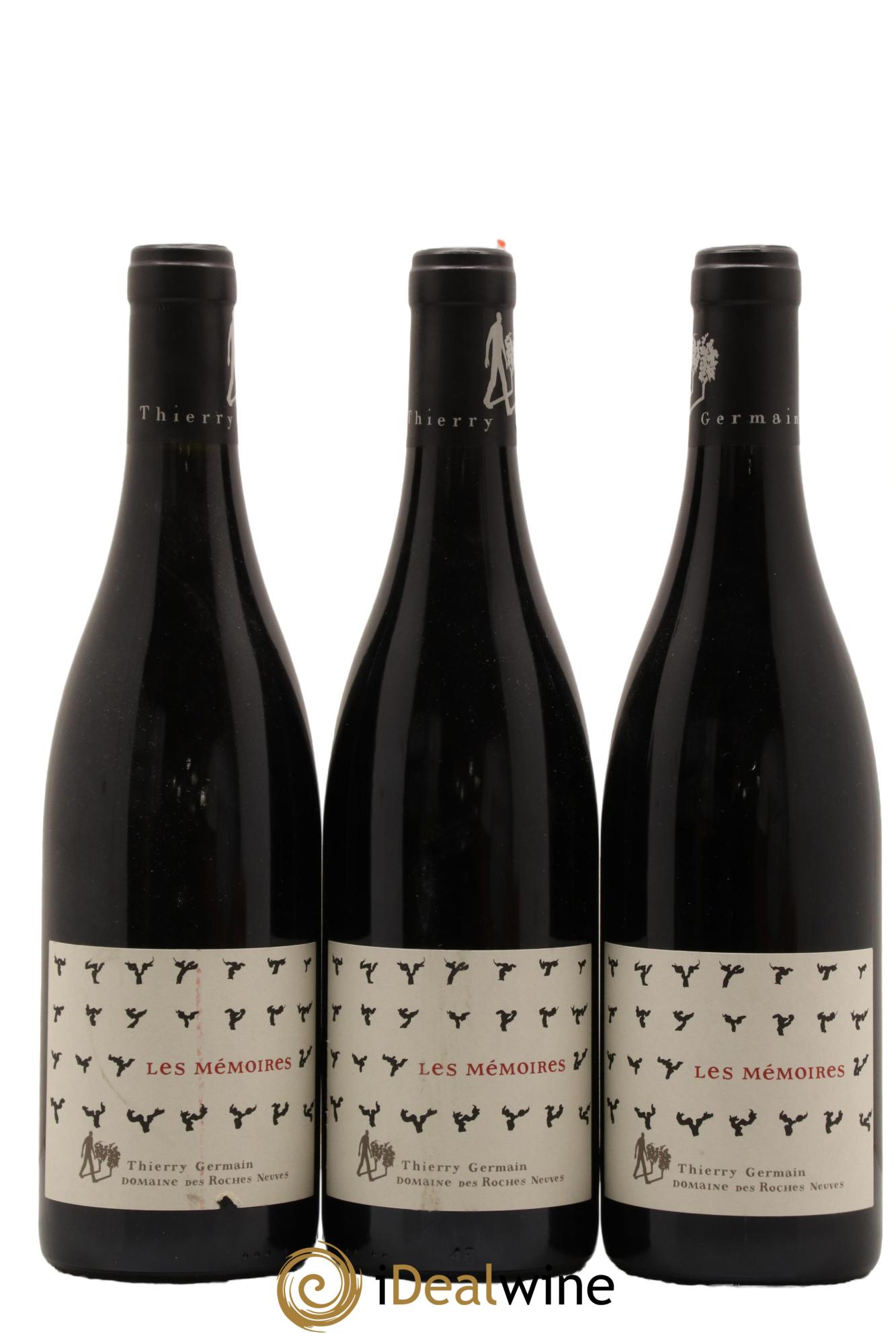 Saumur-Champigny Les Mémoires Domaine des Roches Neuves - Thierry Germain 2017 - Lot de 3 bouteilles - 0