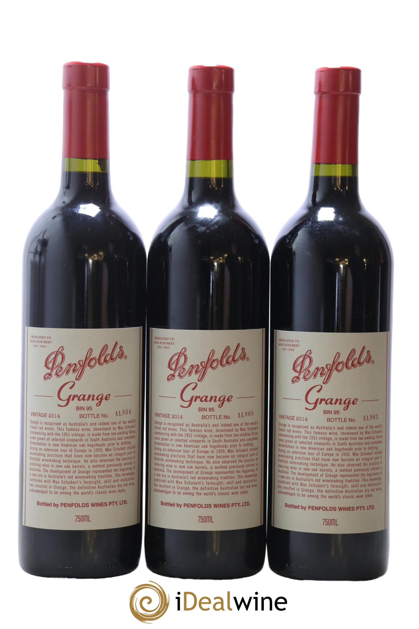 South Australia Penfolds Wines Grange Bin 95 2014 - Lot de 6 bouteilles - 3