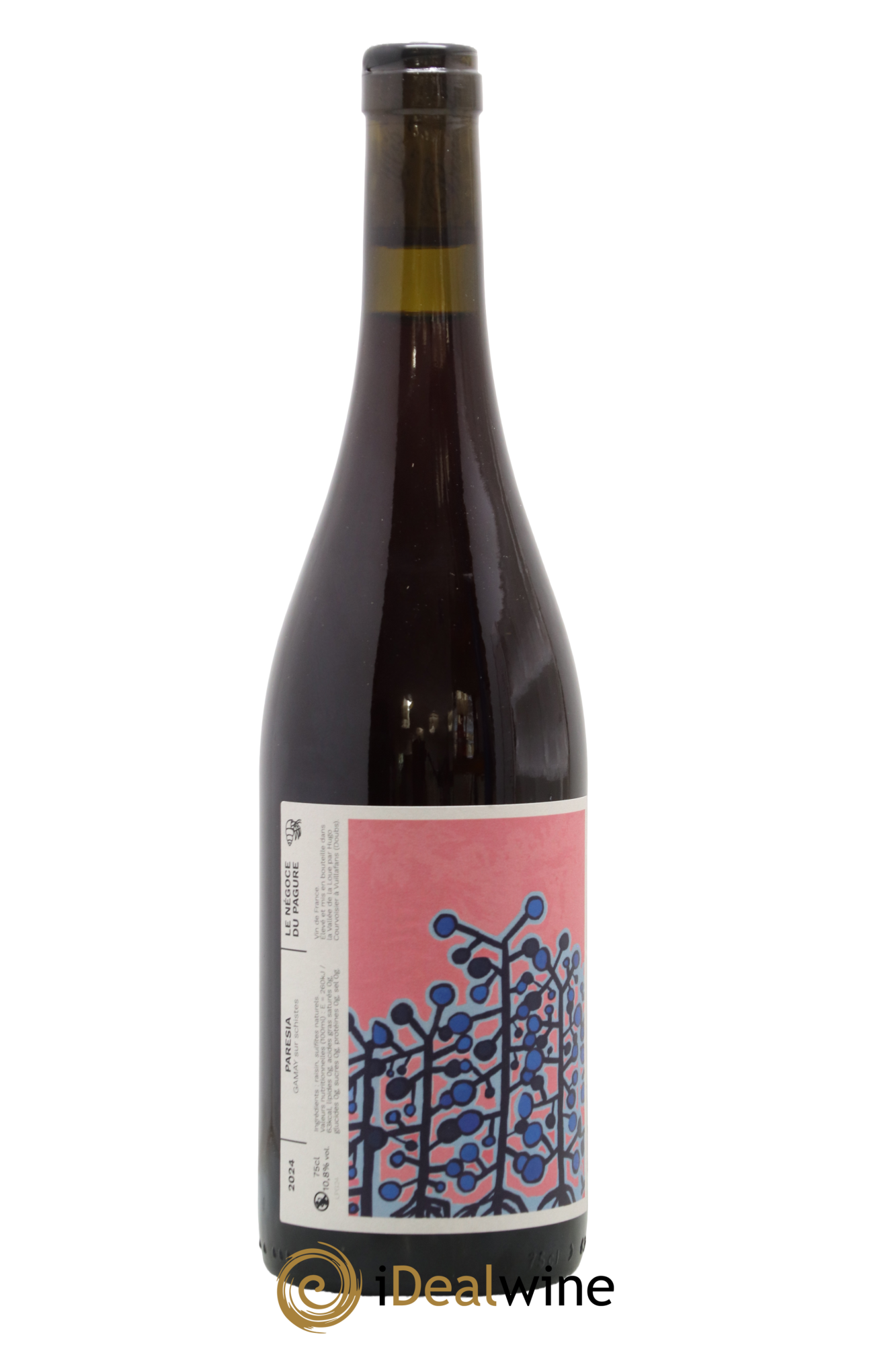 Franche-Comté Gamay Paresia Vignoble du Pagure 2024 - Lot de 1 bouteille - 0