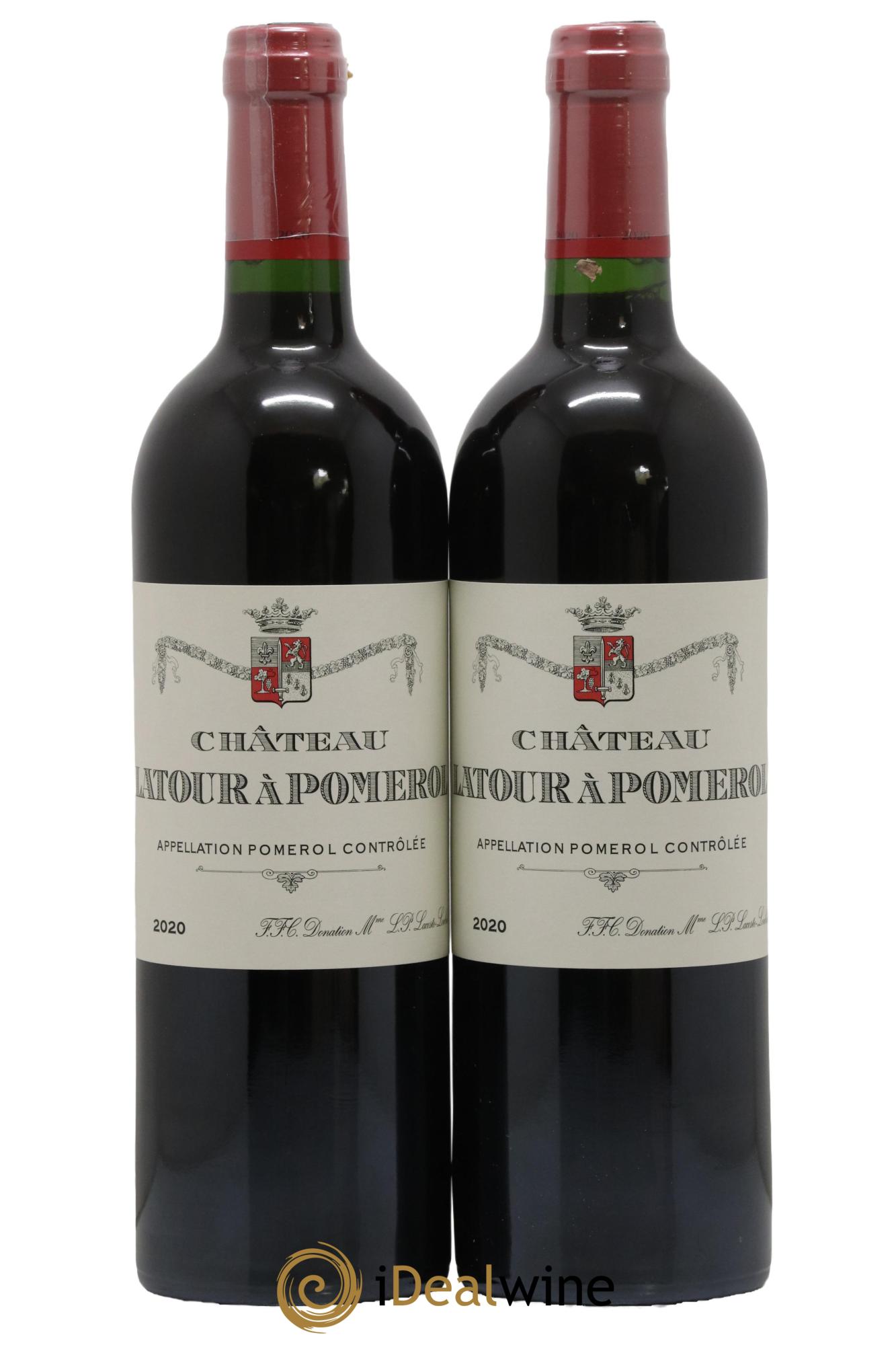 Château Latour à Pomerol 2020 - Lot de 2 bouteilles - 0