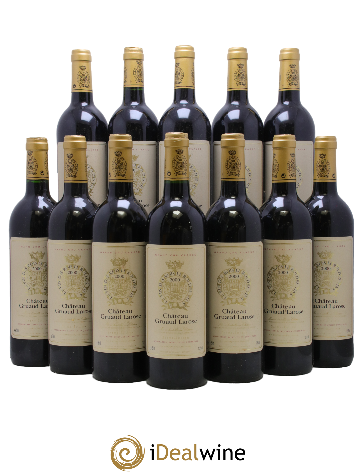 Château Gruaud Larose 2ème Grand Cru Classé 2000 - Lot of 12 bottles - 0