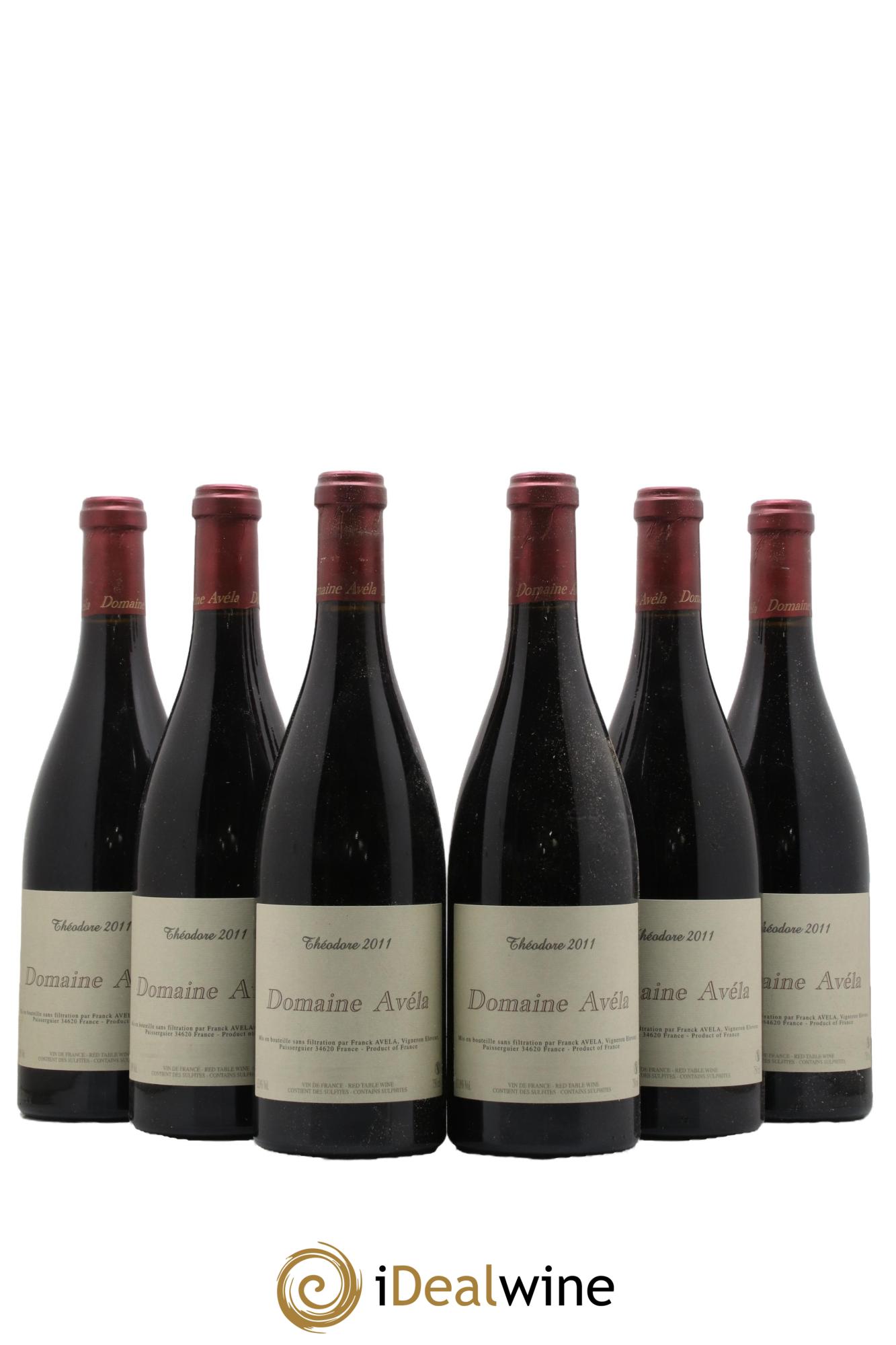Vin de France Théodore Avéla 2011 - Lot de 6 bouteilles - 0