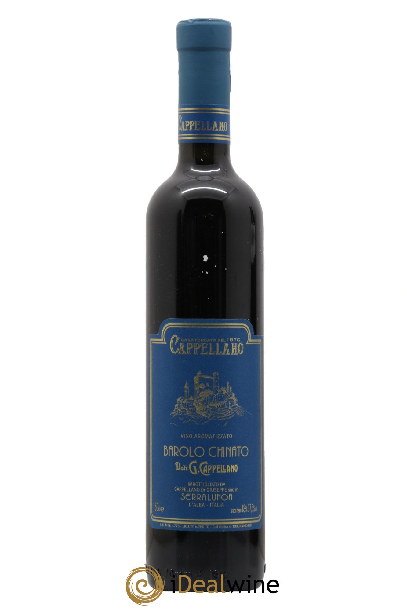 Barolo DOCG Chinato Vino Aromatizzato Cappellano - Lot de 1 format 50cl - 0