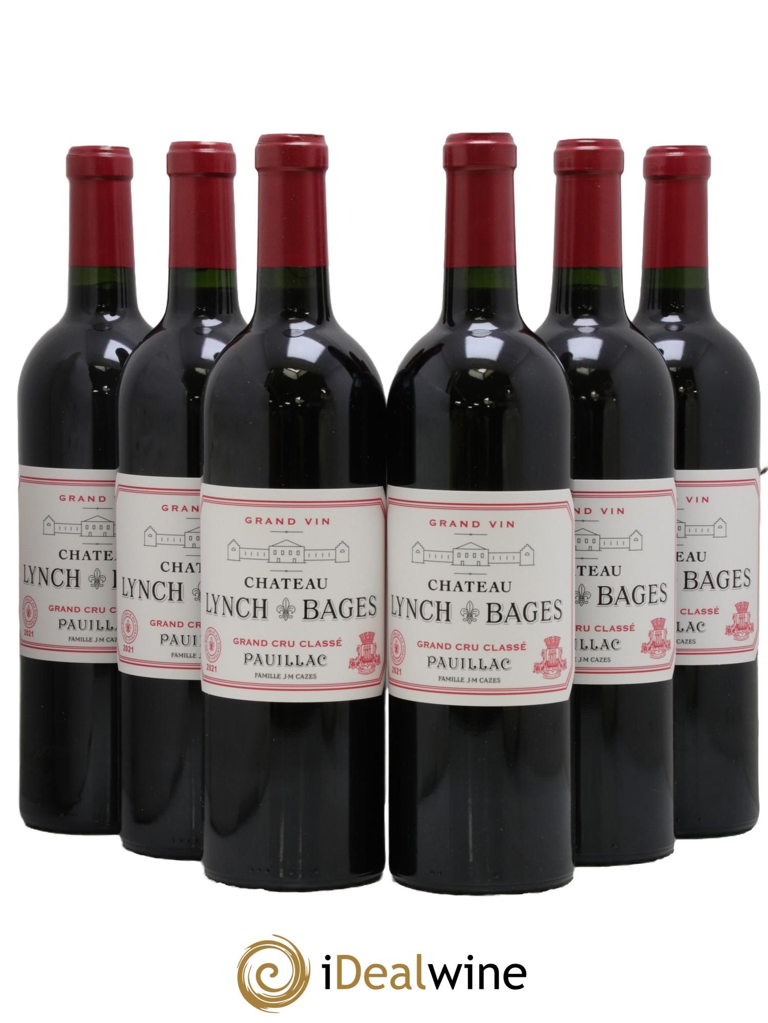 Château Lynch Bages 5ème Grand Cru Classé  2021 - Lot de 6 bouteilles - 0