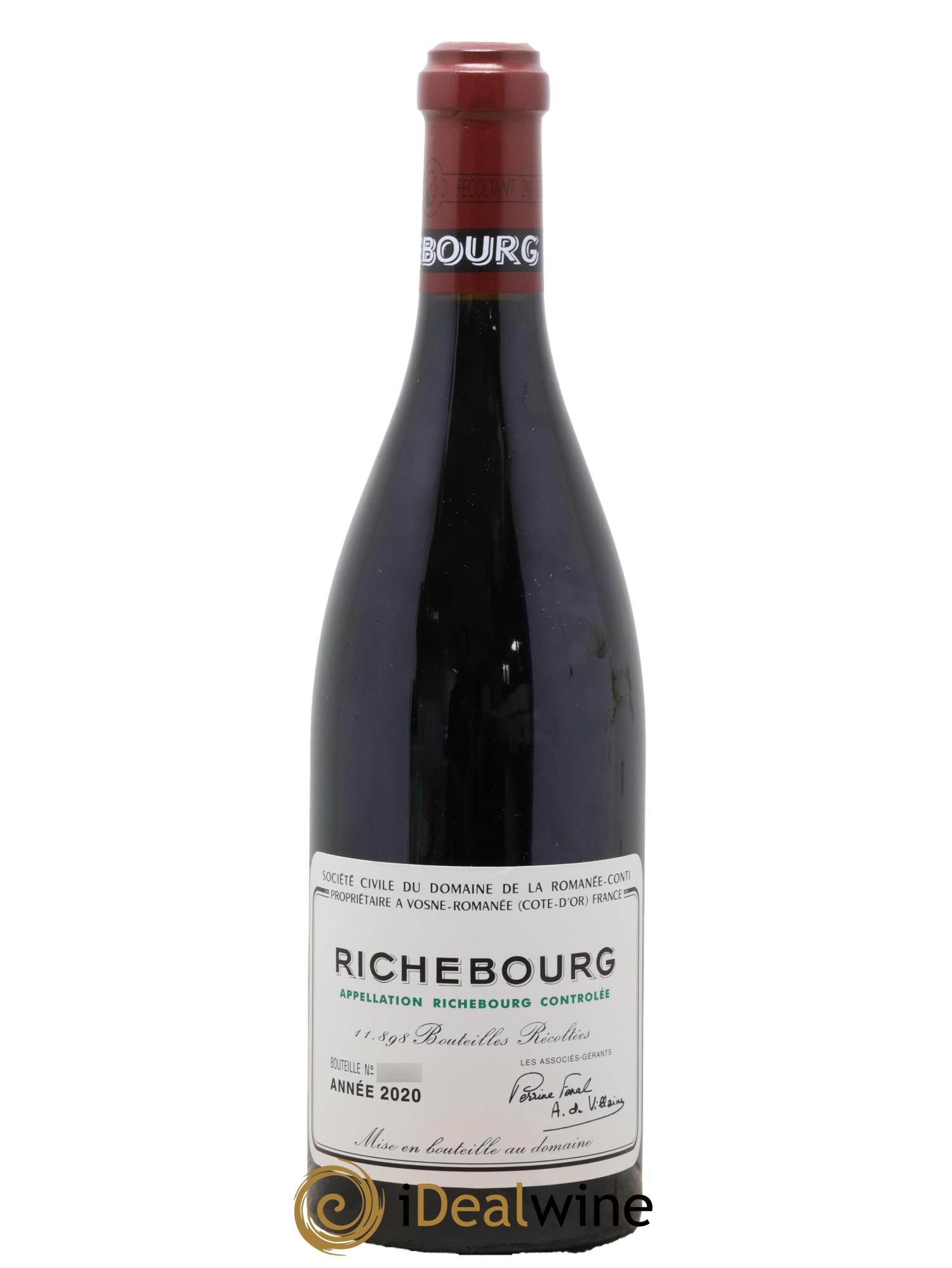 Richebourg Grand Cru Domaine de la Romanée-Conti 2020 - Lot de 1 bouteille - 0