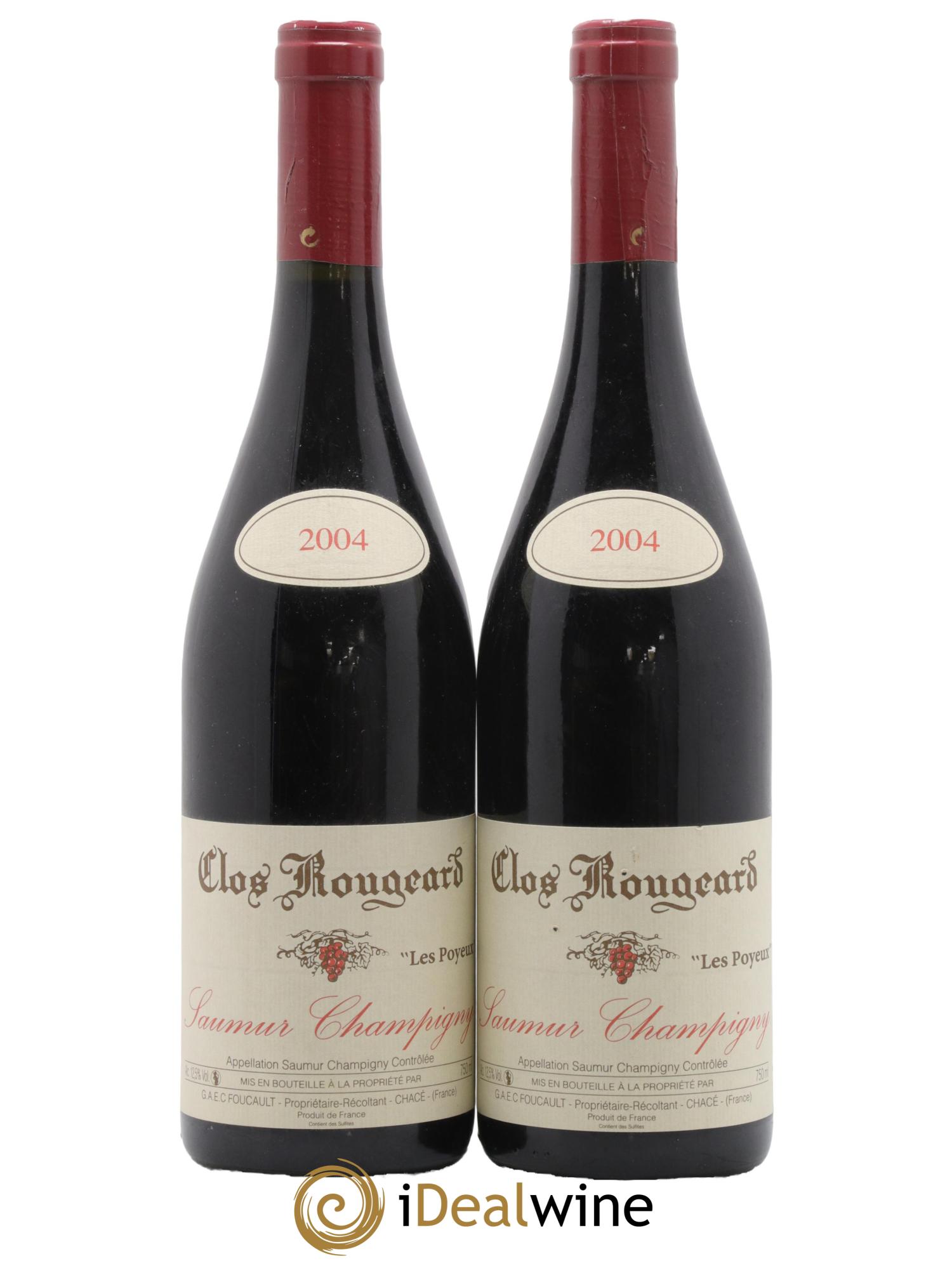 Saumur-Champigny Les Poyeux Clos Rougeard 2004 - Posten von 2 Flaschen - 0