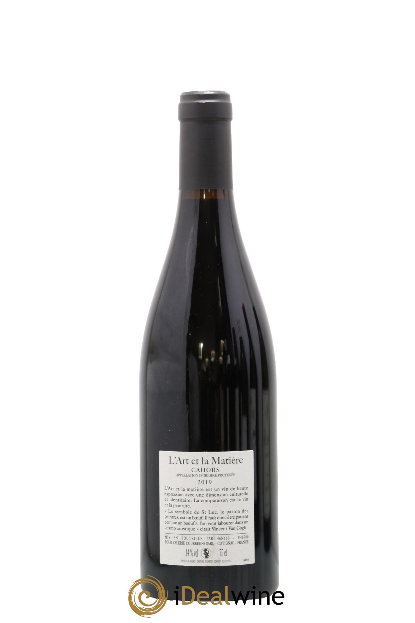 Cahors L'Art et la Matière Valérie Courrèges 2019 - Lotto di 1 bottiglia - 1