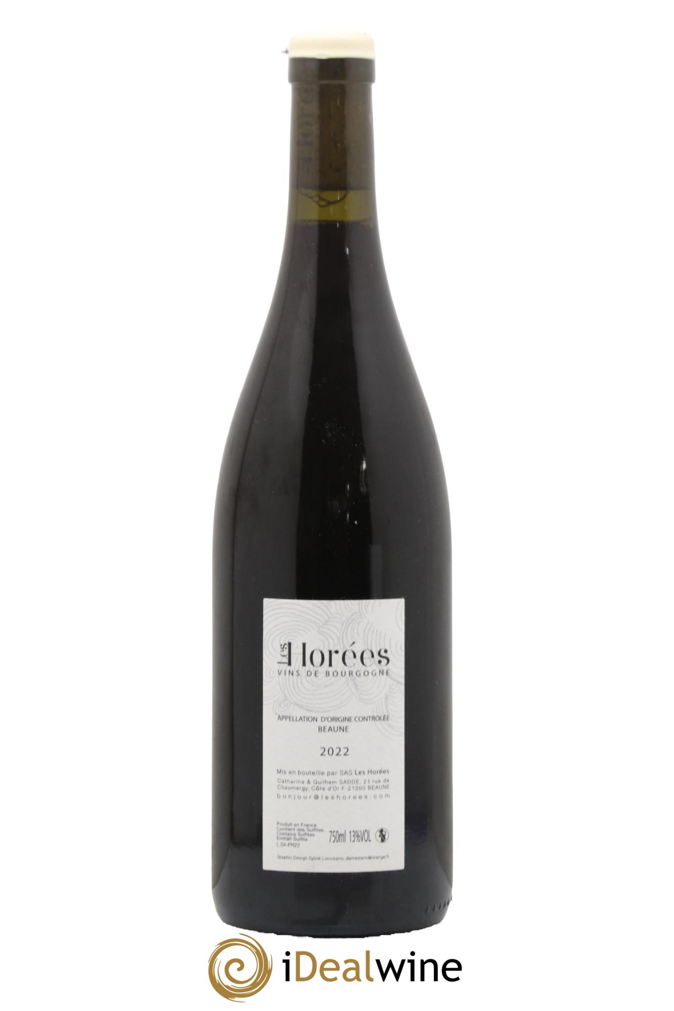 Beaune Les Prévolles Les Horées 2022 - Lot de 1 bouteille - 0