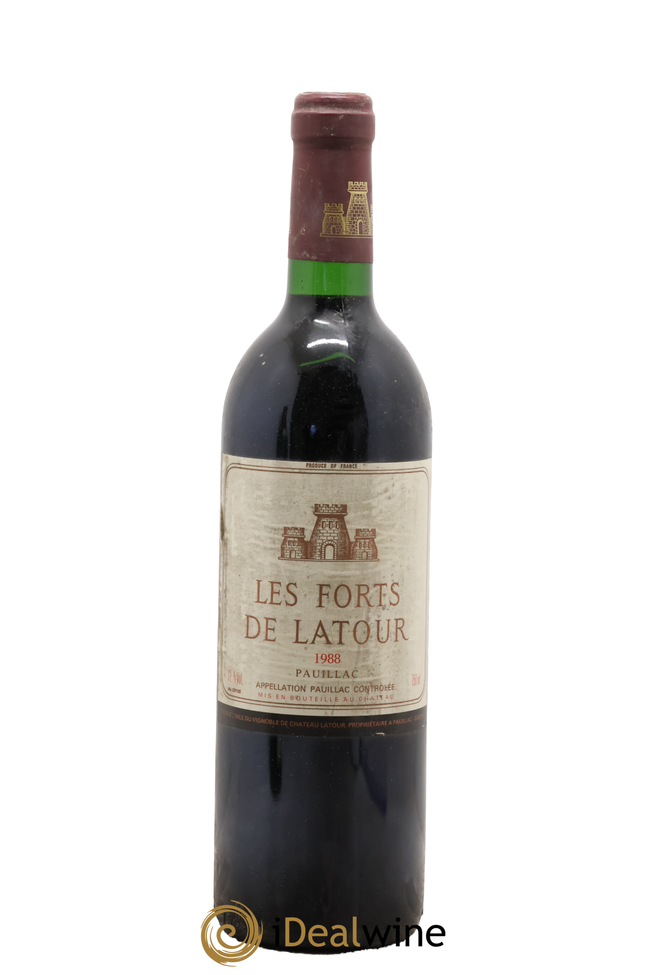 Les Forts de Latour Second Vin 1988 - Posten von 1 Flasche - 0
