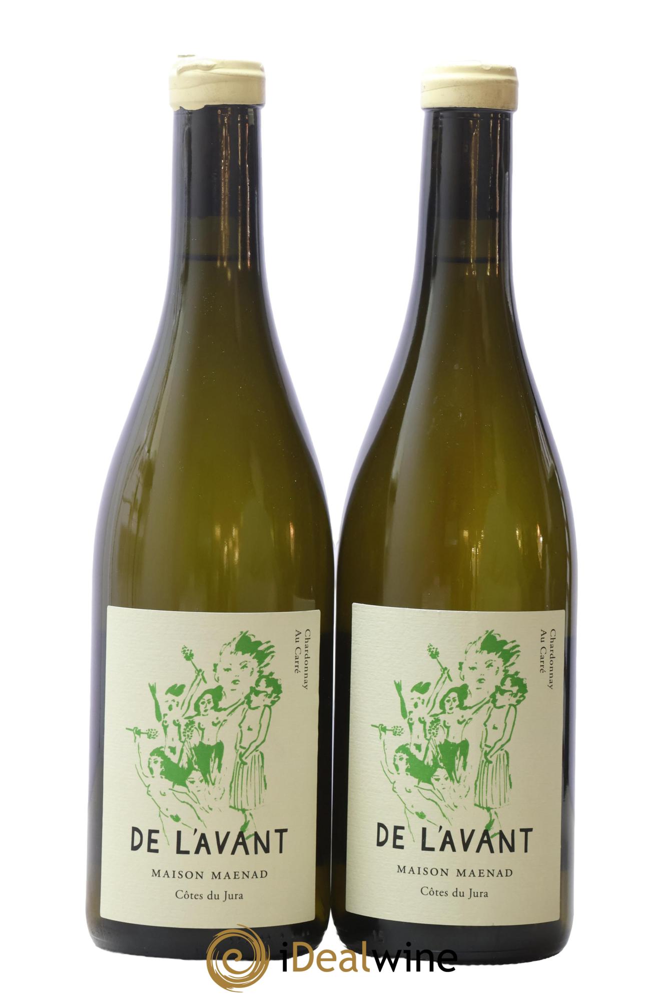 Côtes du Jura De l'Avant - Chardonnay Au Carré Katie Worobeck Maison Maenad 2022 - Posten von 2 Flaschen - 0