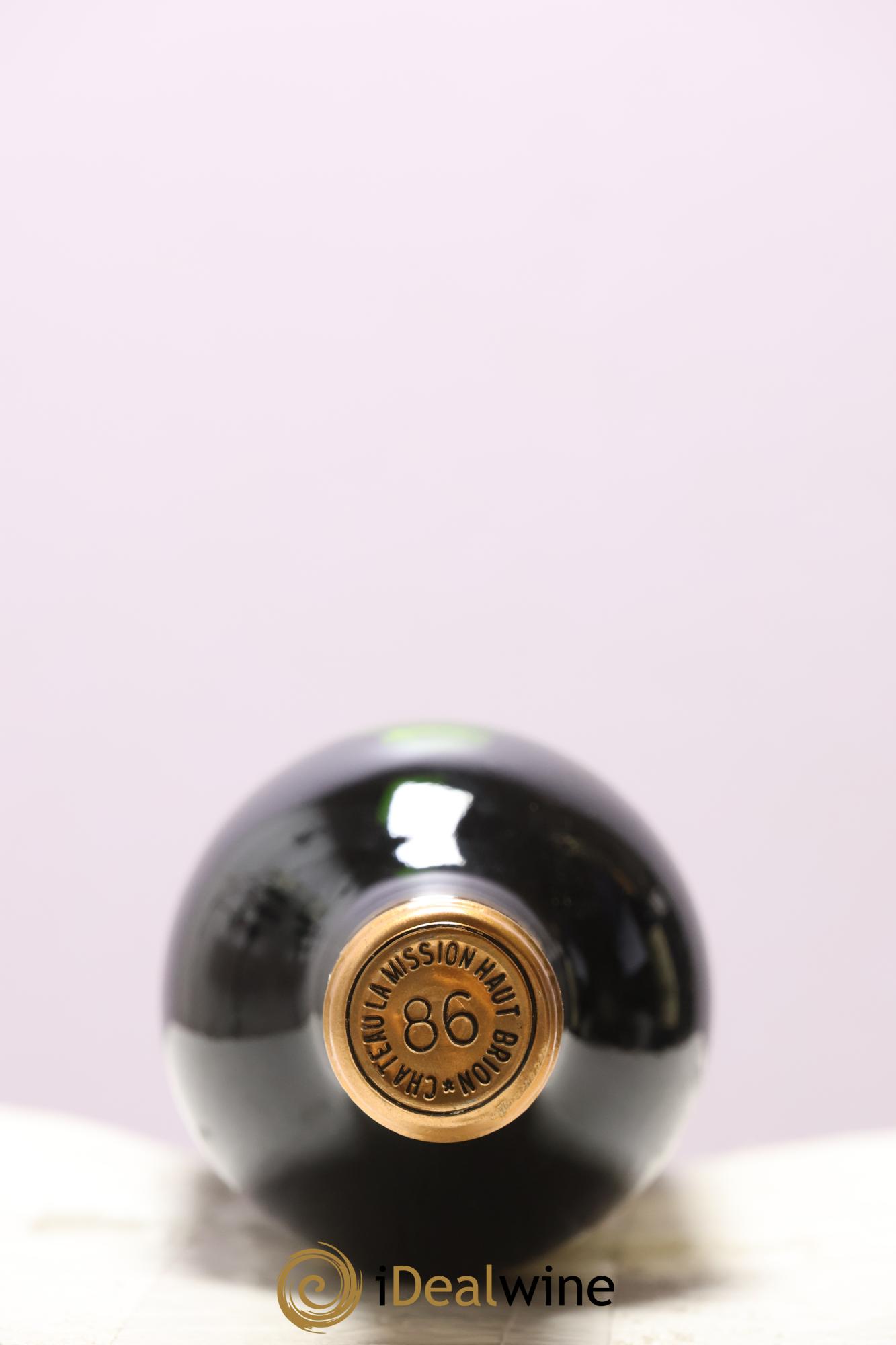 Château la Mission Haut-Brion Cru Classé de Graves 1986 - Lot de 2 bouteilles - 1