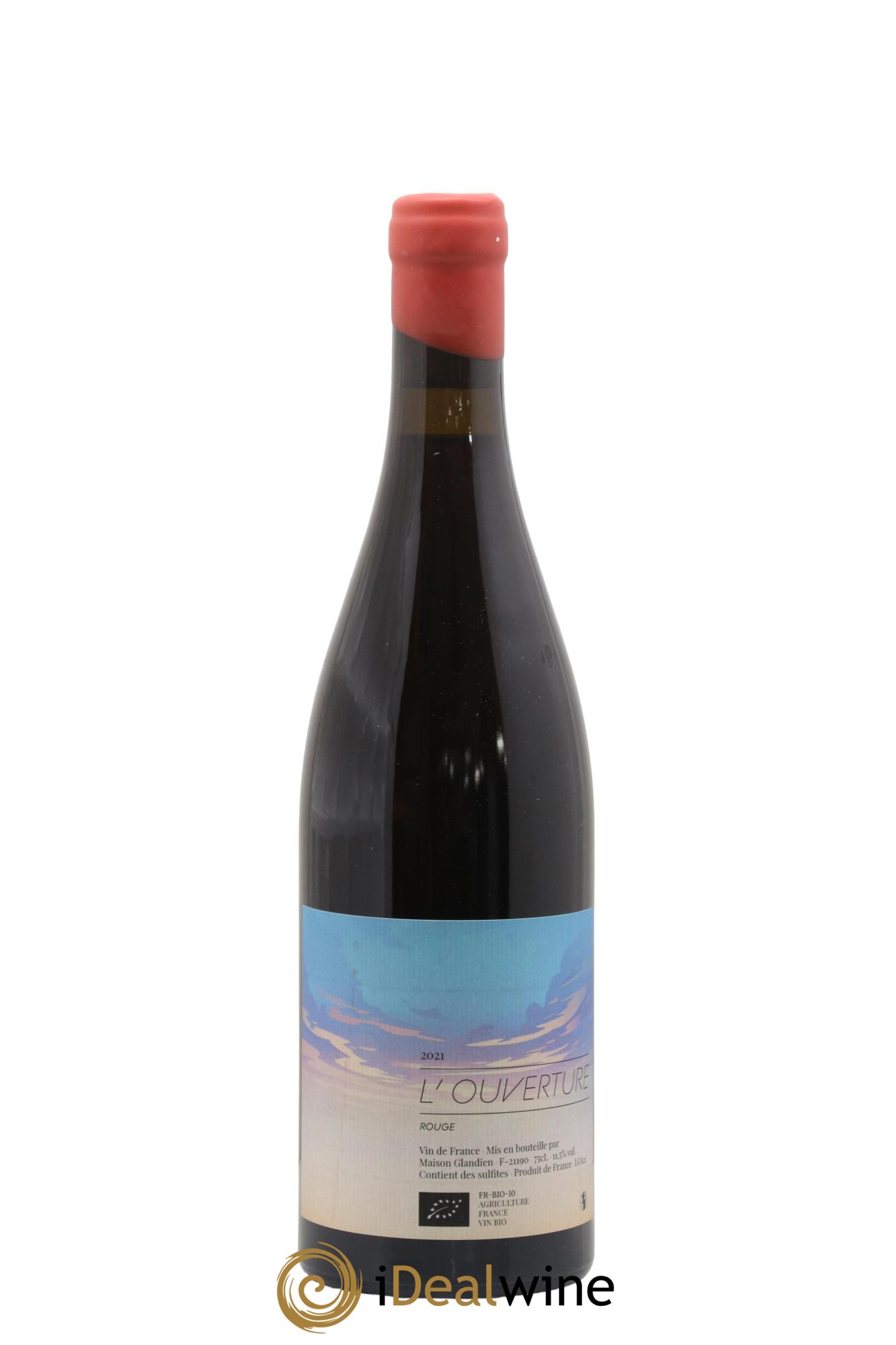 Vin de France L'Ouverture Maison Glandien 2021 - Lot de 1 bouteille - 0