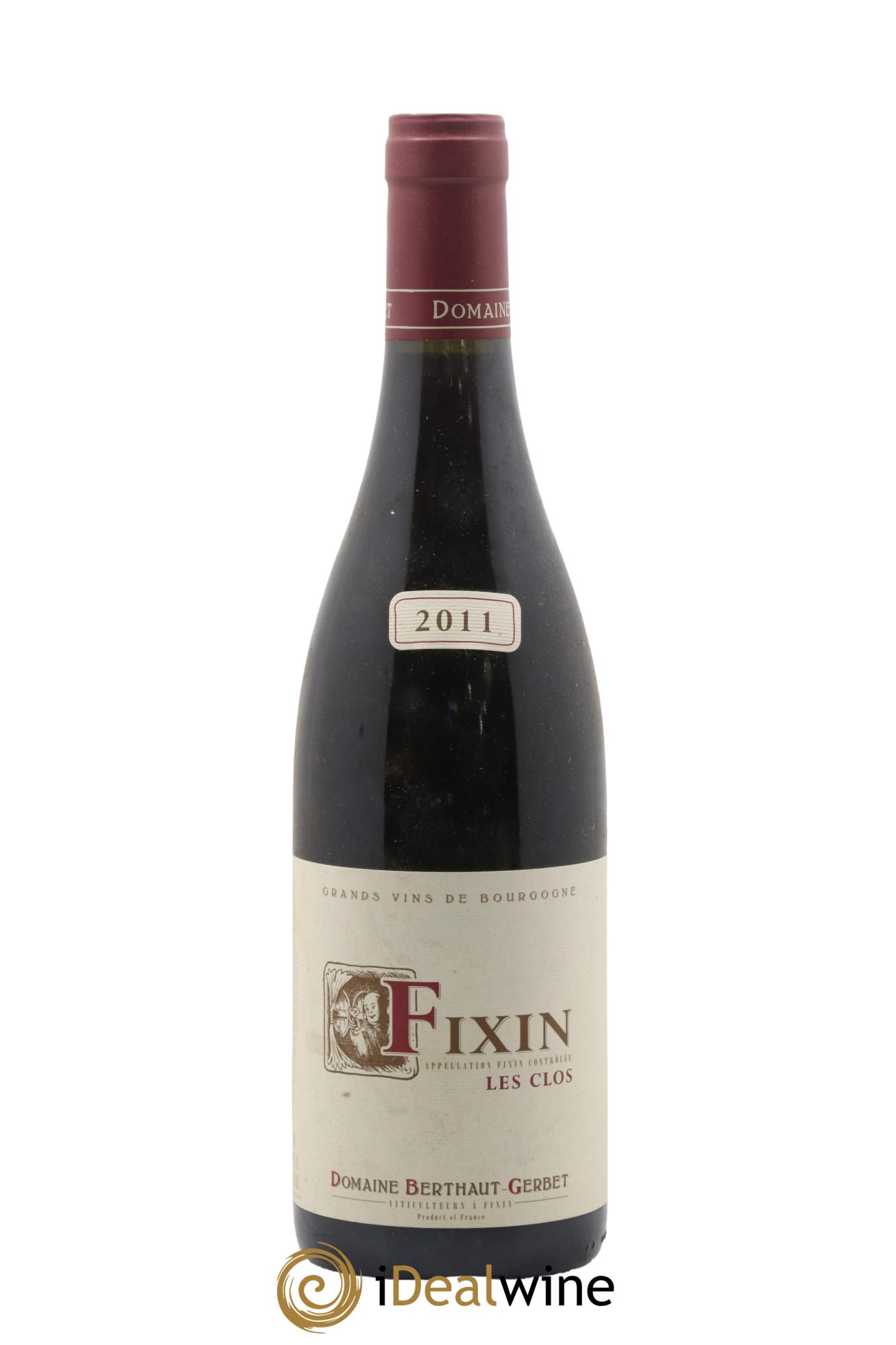 Fixin Les Clos Berthaut Gerbet (Domaine) 2011 - Lotto di 1 bottiglia - 0