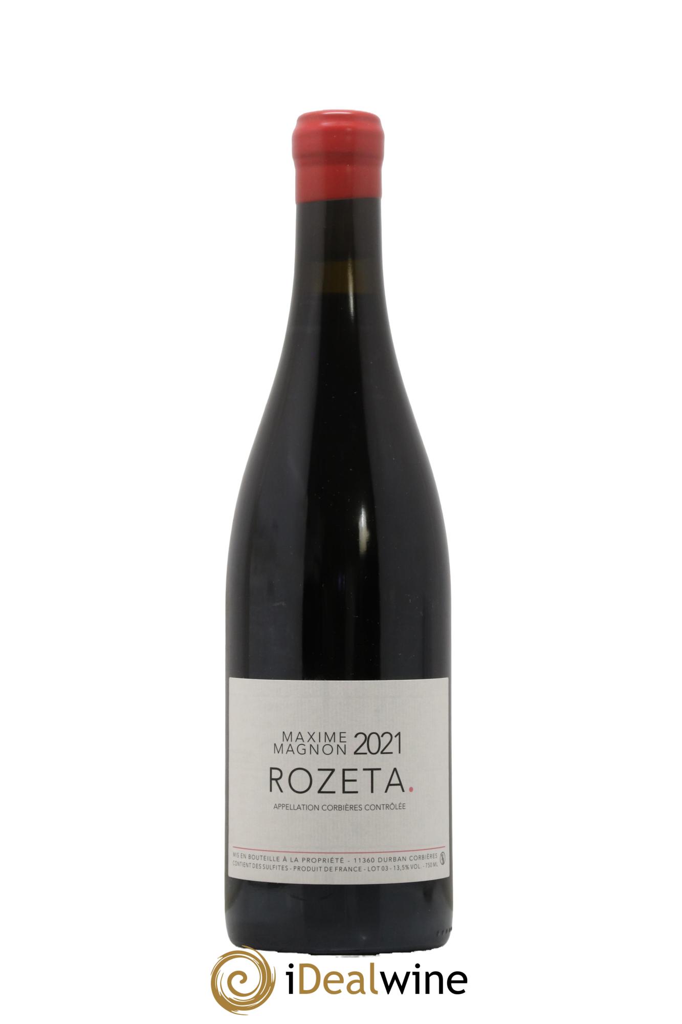 Corbières Rozeta Maxime Magnon 2021 - Lot de 1 bouteille - 0