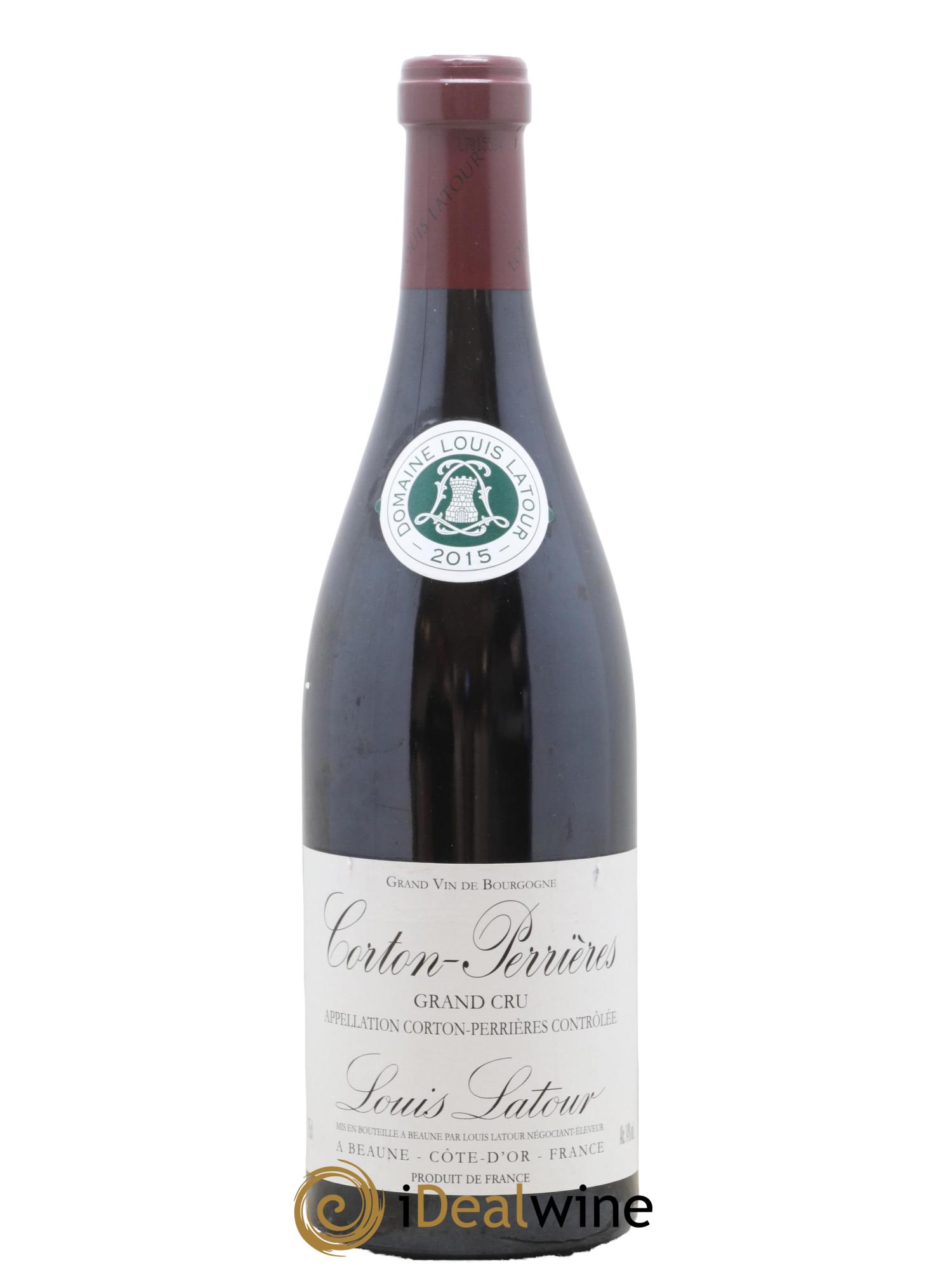 Corton Grand Cru Perrieres Domaine Louis Latour 2015 - Lot de 1 bouteille - 0