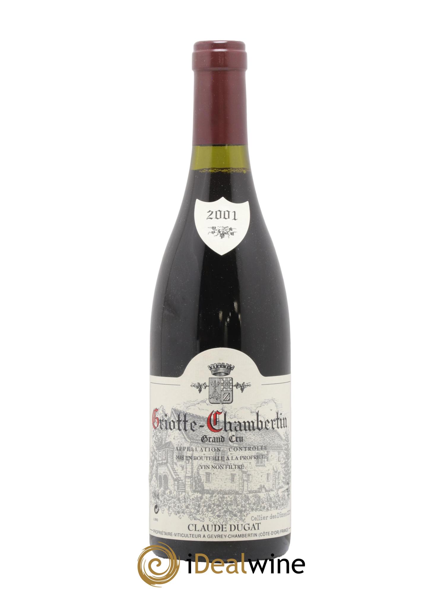 Griotte-Chambertin Grand Cru Claude Dugat 2001 - Lotto di 1 bottiglia - 0