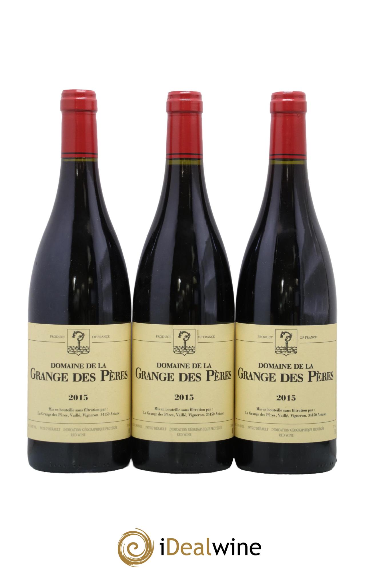 Pays d'Hérault Grange des Pères Laurent Vaillé 2015 - Lot of 6 bottles - 2