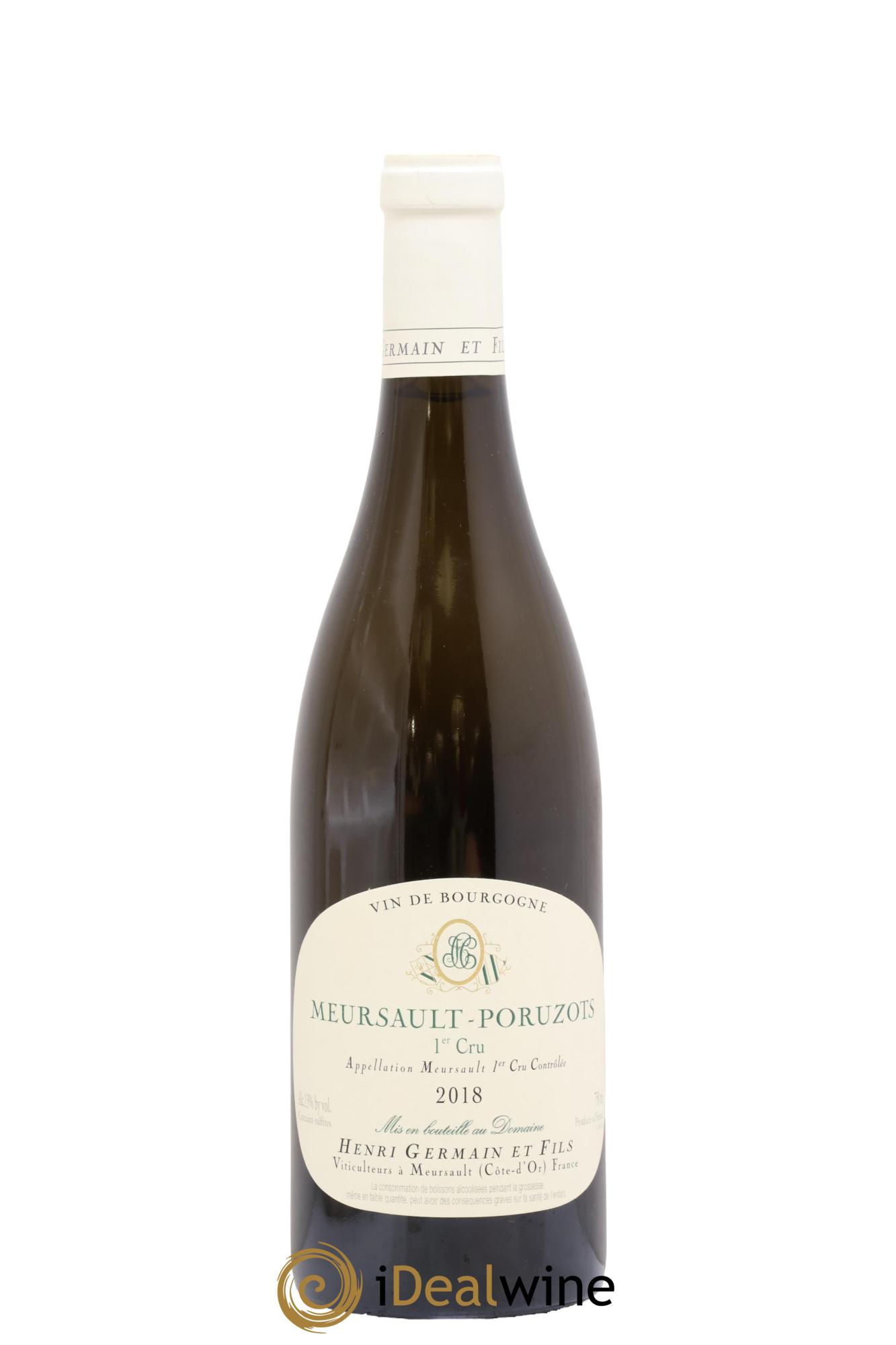 Meursault 1er Cru Poruzots Henri Germain 2018 - Posten von 1 Flasche - 0