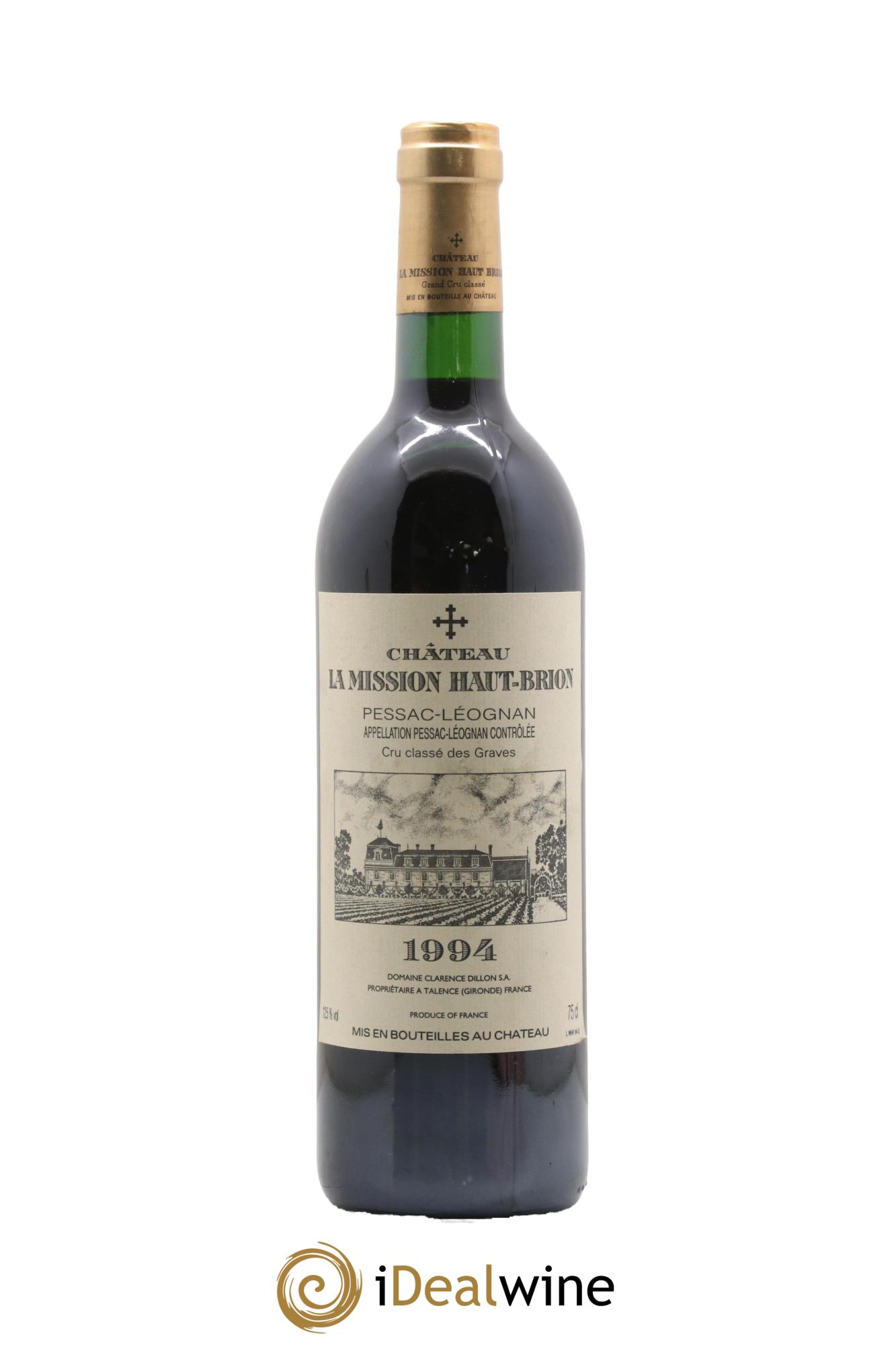Château la Mission Haut-Brion Cru Classé de Graves 1994 - Lot de 1 bouteille - 0