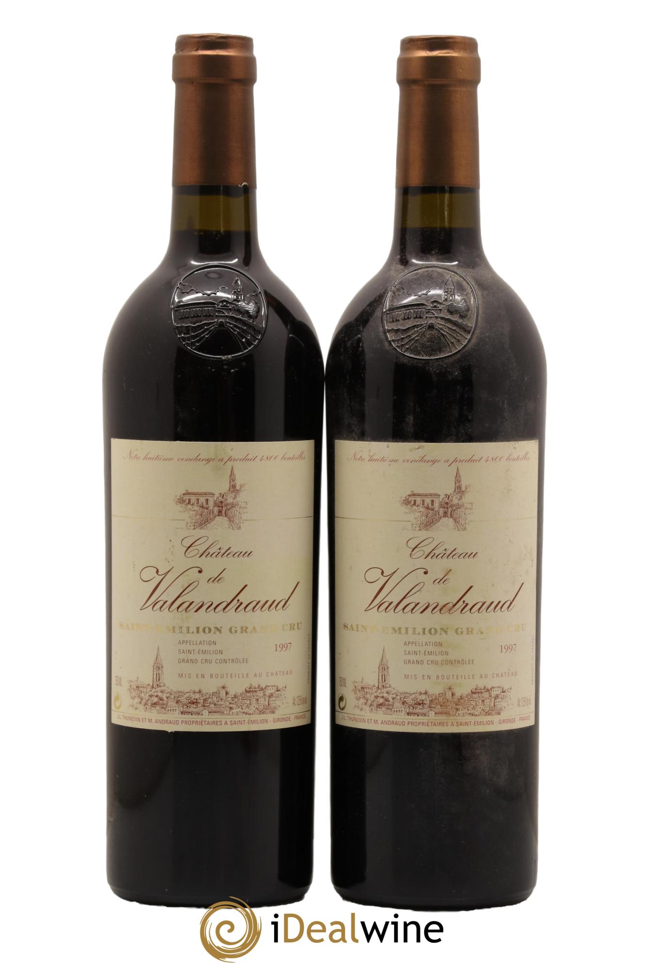 Château de Valandraud 1997 - Posten von 2 Flaschen - 0