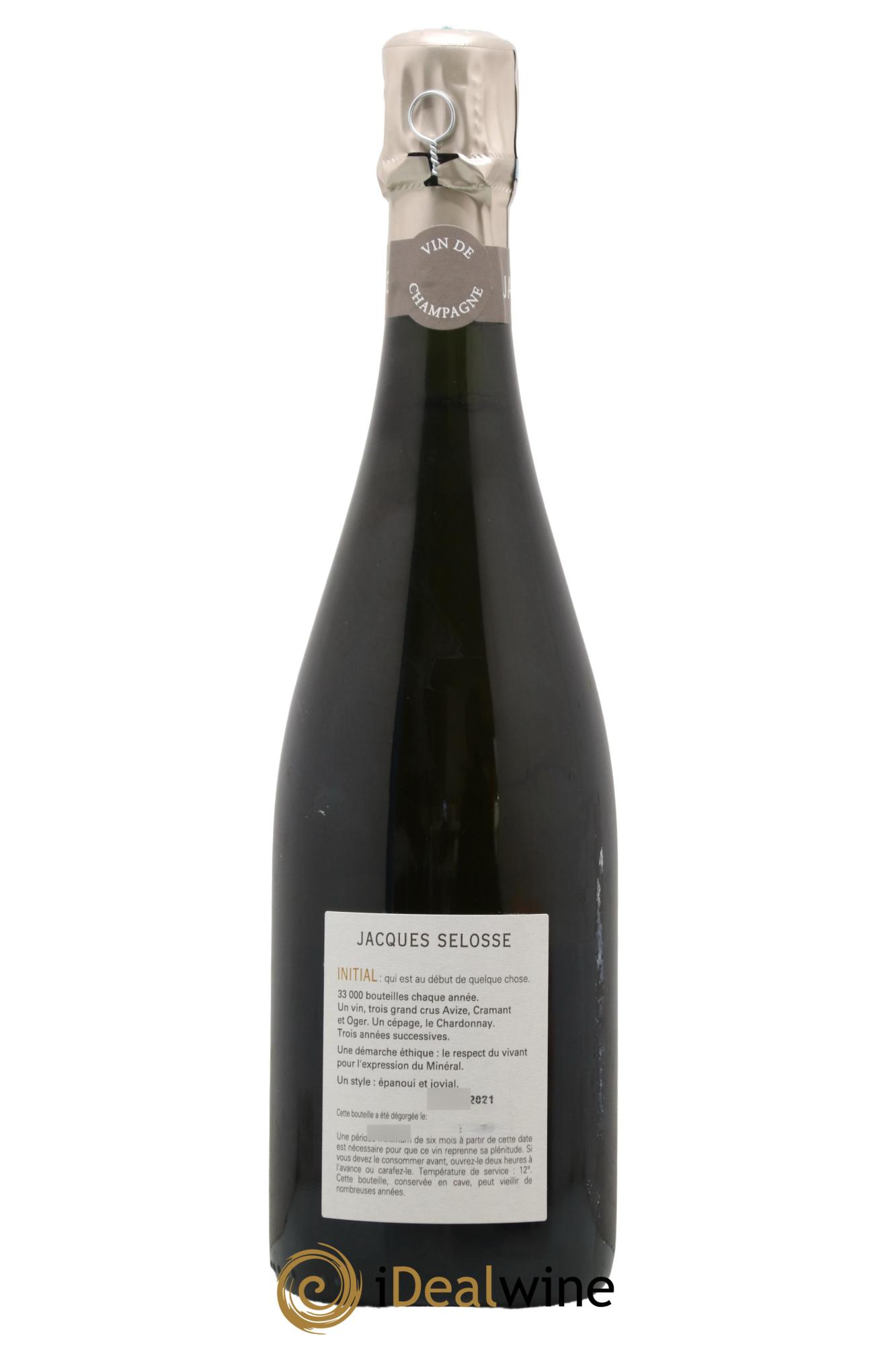 Initial Brut Jacques Selosse - Lot de 1 bouteille - 1