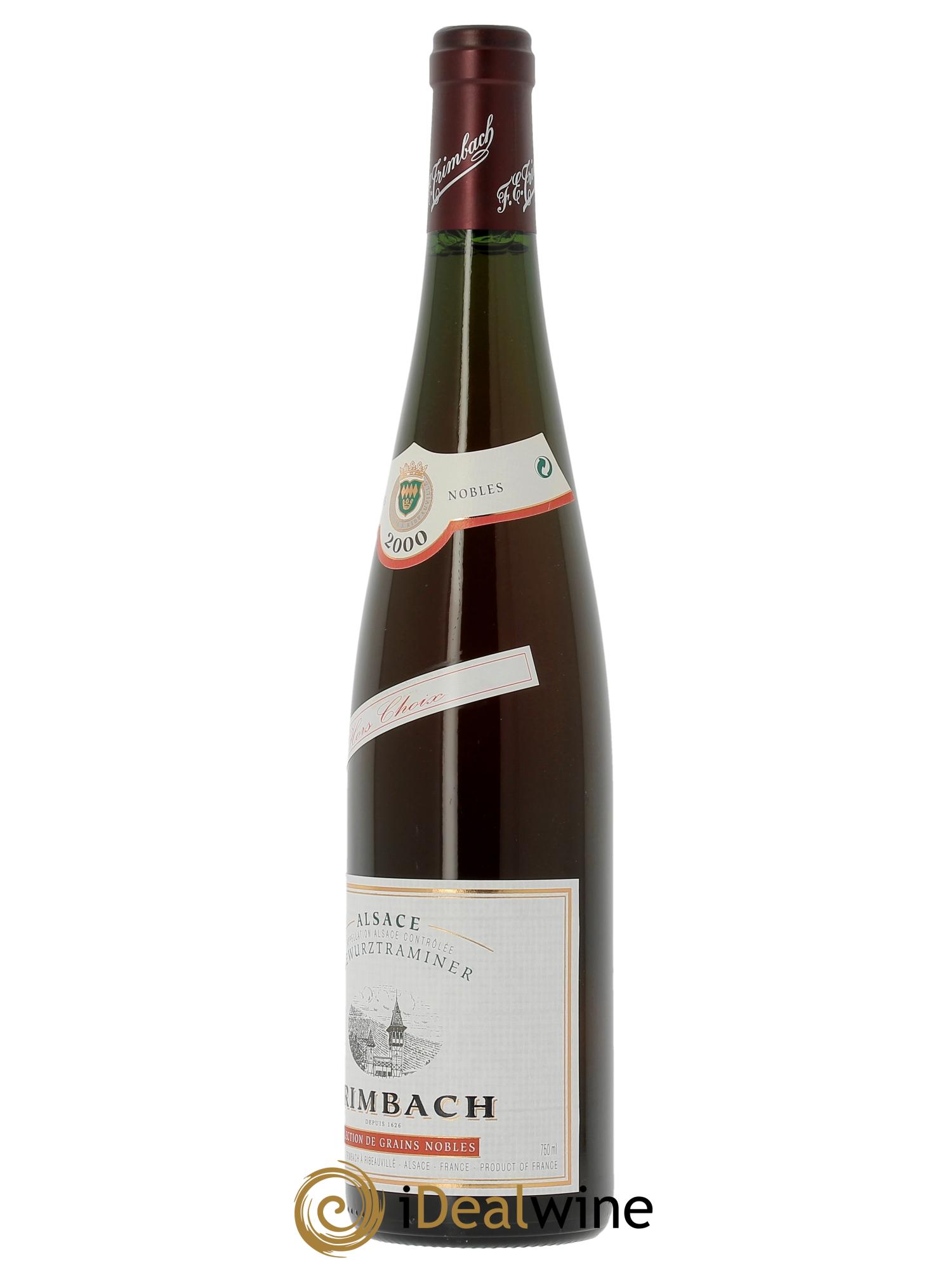 Alsace Gewurztraminer Sélection de Grains Nobles Trimbach (Domaine)  2000 - Lot of 1 bottle - 1