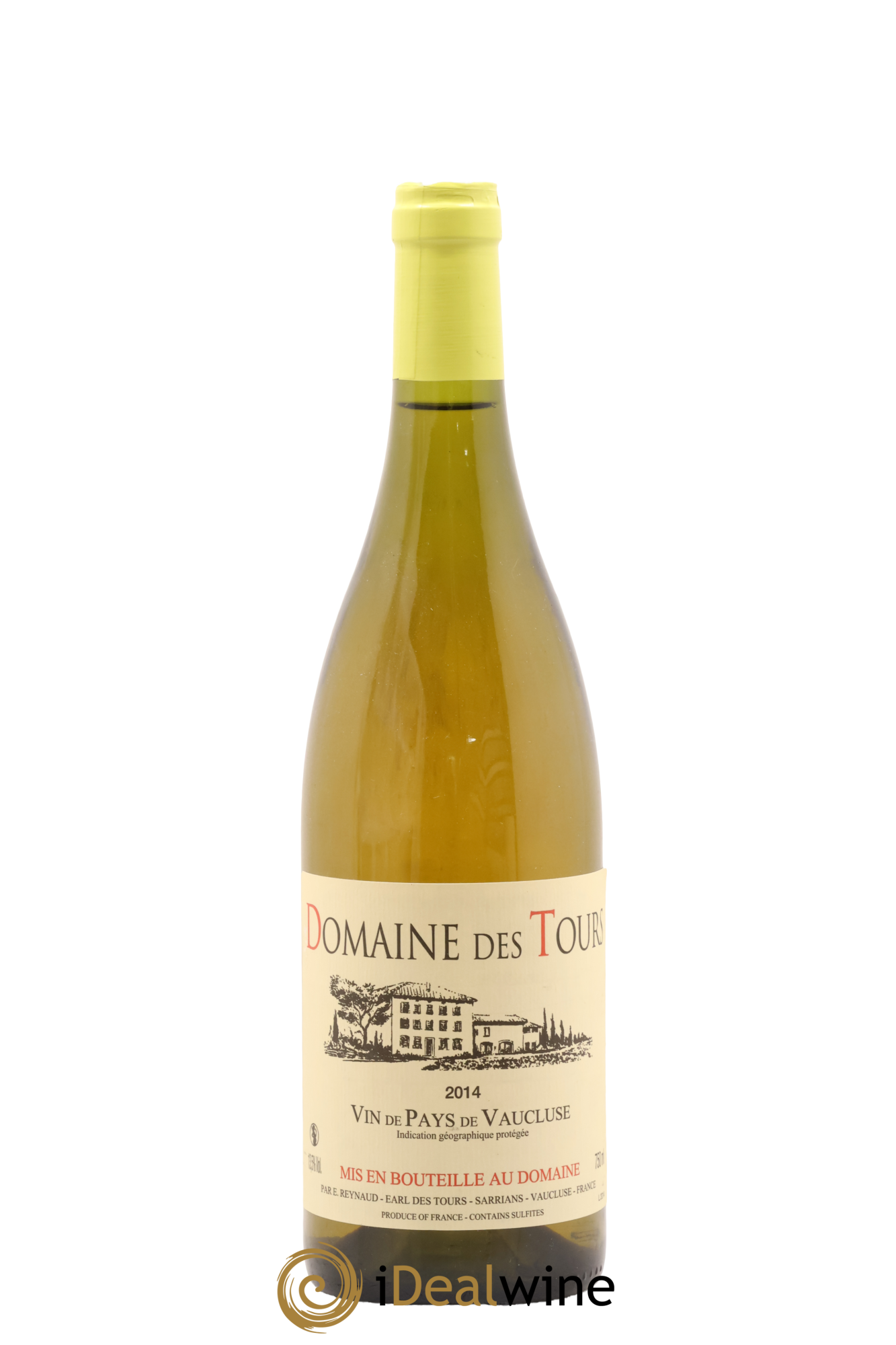 Vaucluse (Vin de Pays de Vaucluse) Domaine des Tours Emmanuel Reynaud 2014 - Lot de 1 bouteille - 0