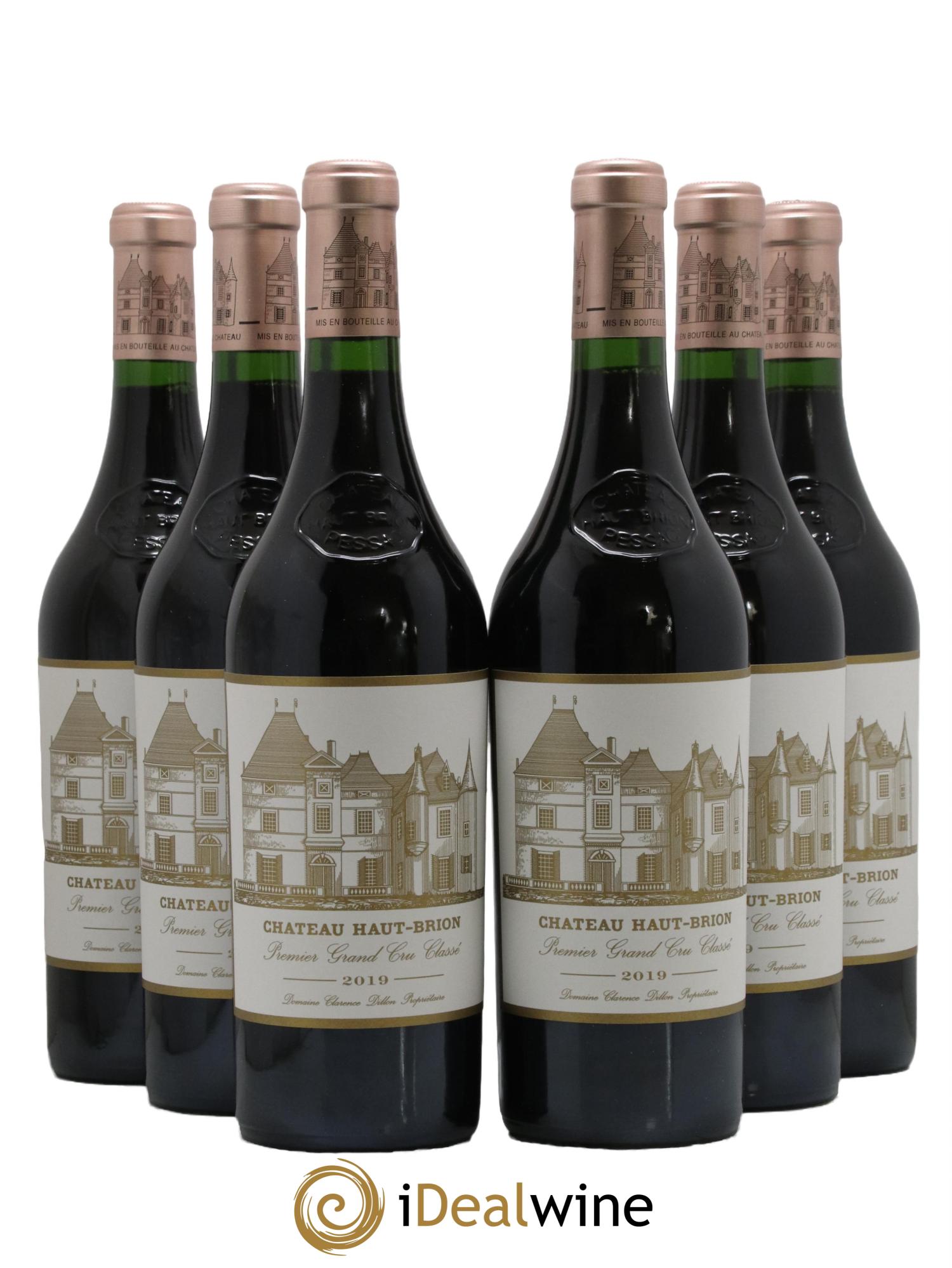 Château Haut Brion 1er Grand Cru Classé 2019 - Lot de 6 bouteilles - 0