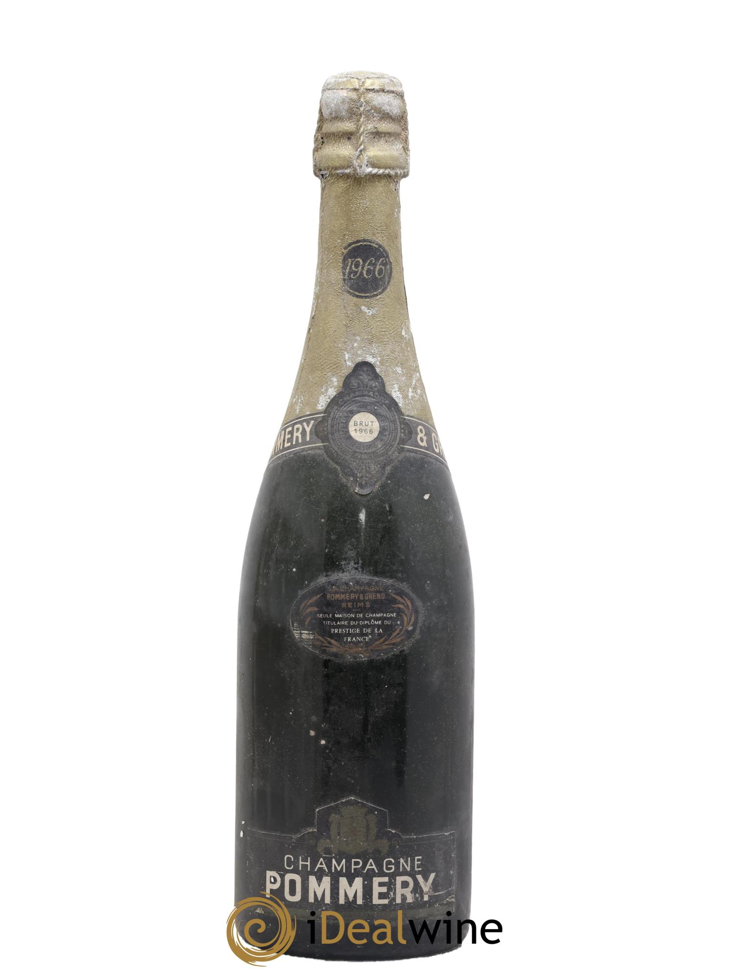 Brut Pommery 1966 - Lot de 1 bouteille - 0