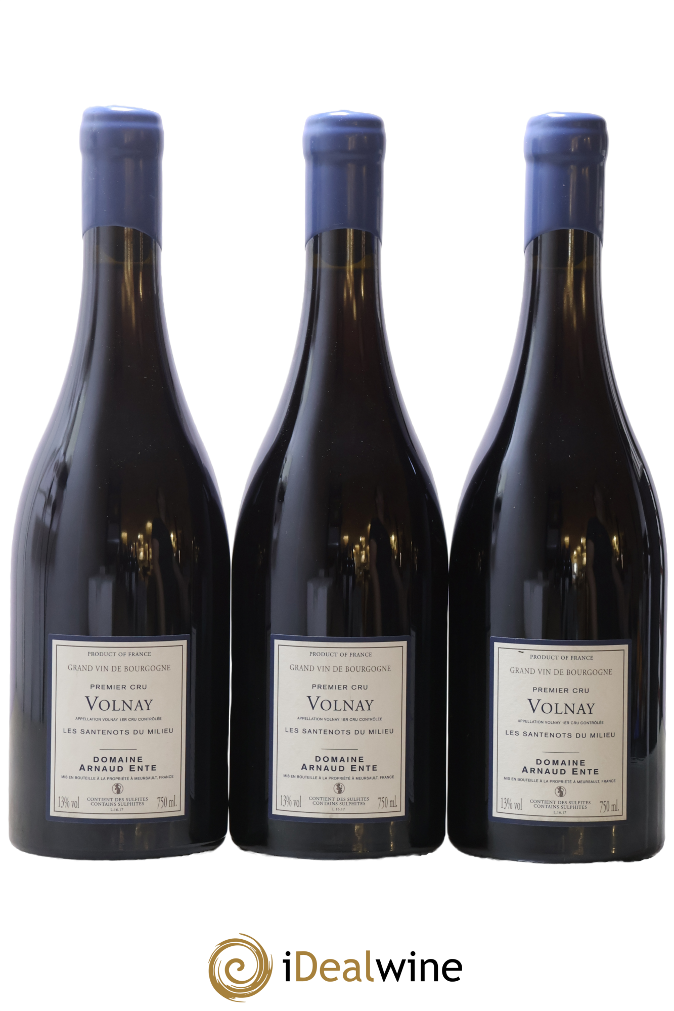 Volnay 1er Cru Les Santenots du Milieu Arnaud Ente 2017 - Lot de 3 bouteilles - 1