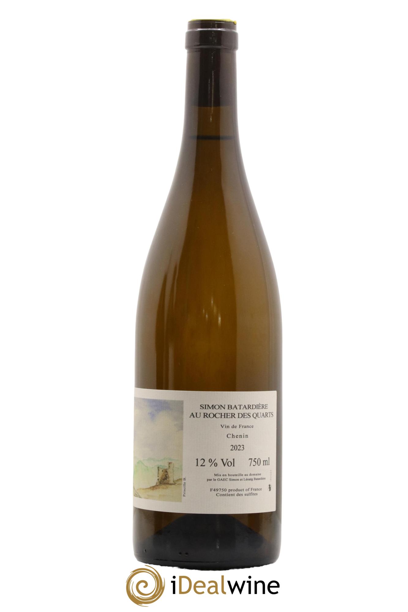 Vin de France Au rocher des quarts Simon Batardière 2023 - Lot de 1 bouteille - 0