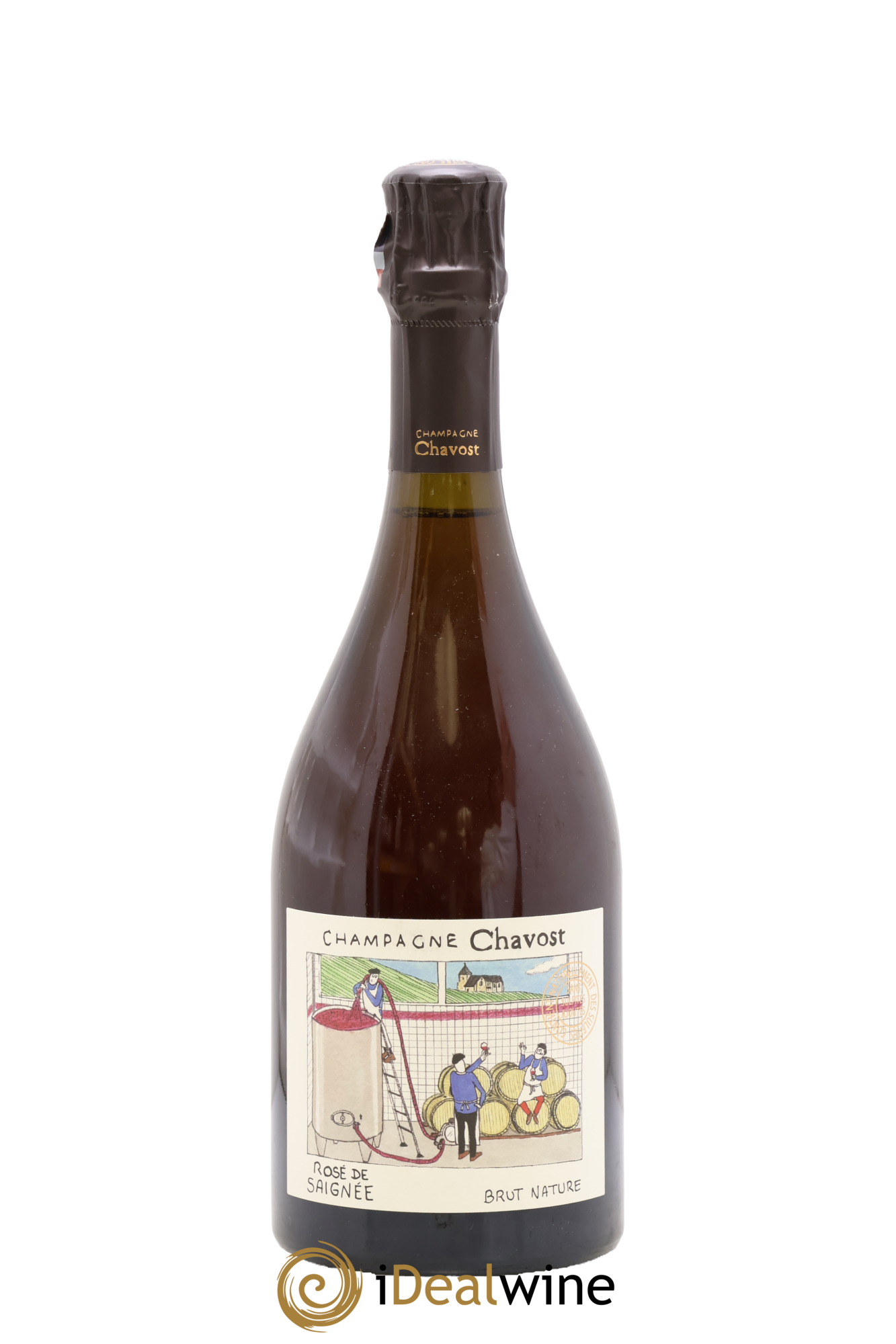 Champagne - Rosé de saignée Chavost - Lot of 1 bottle - 0