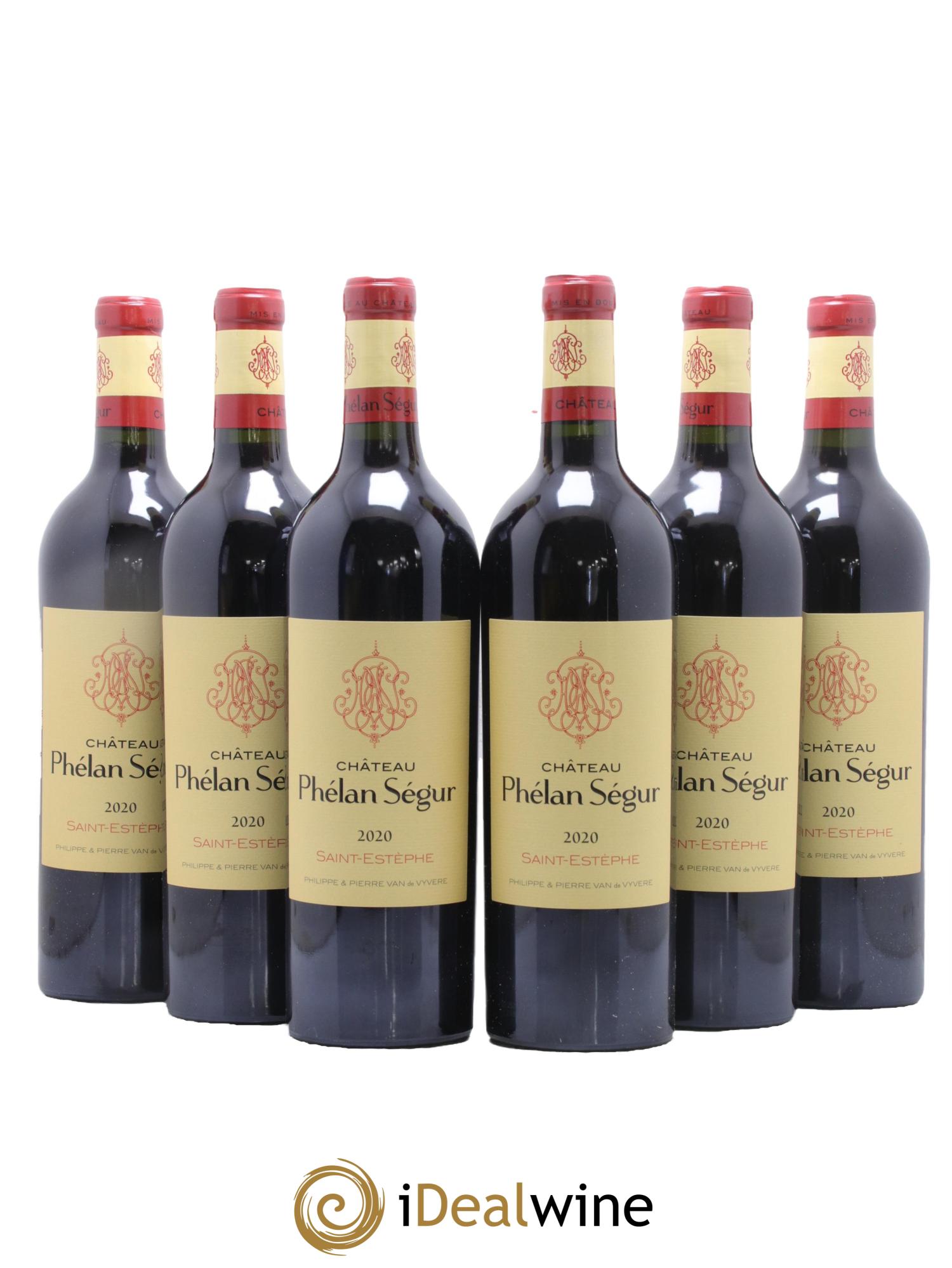 Château Phélan Ségur 2020 - Lotto di 6 bottiglie - 0