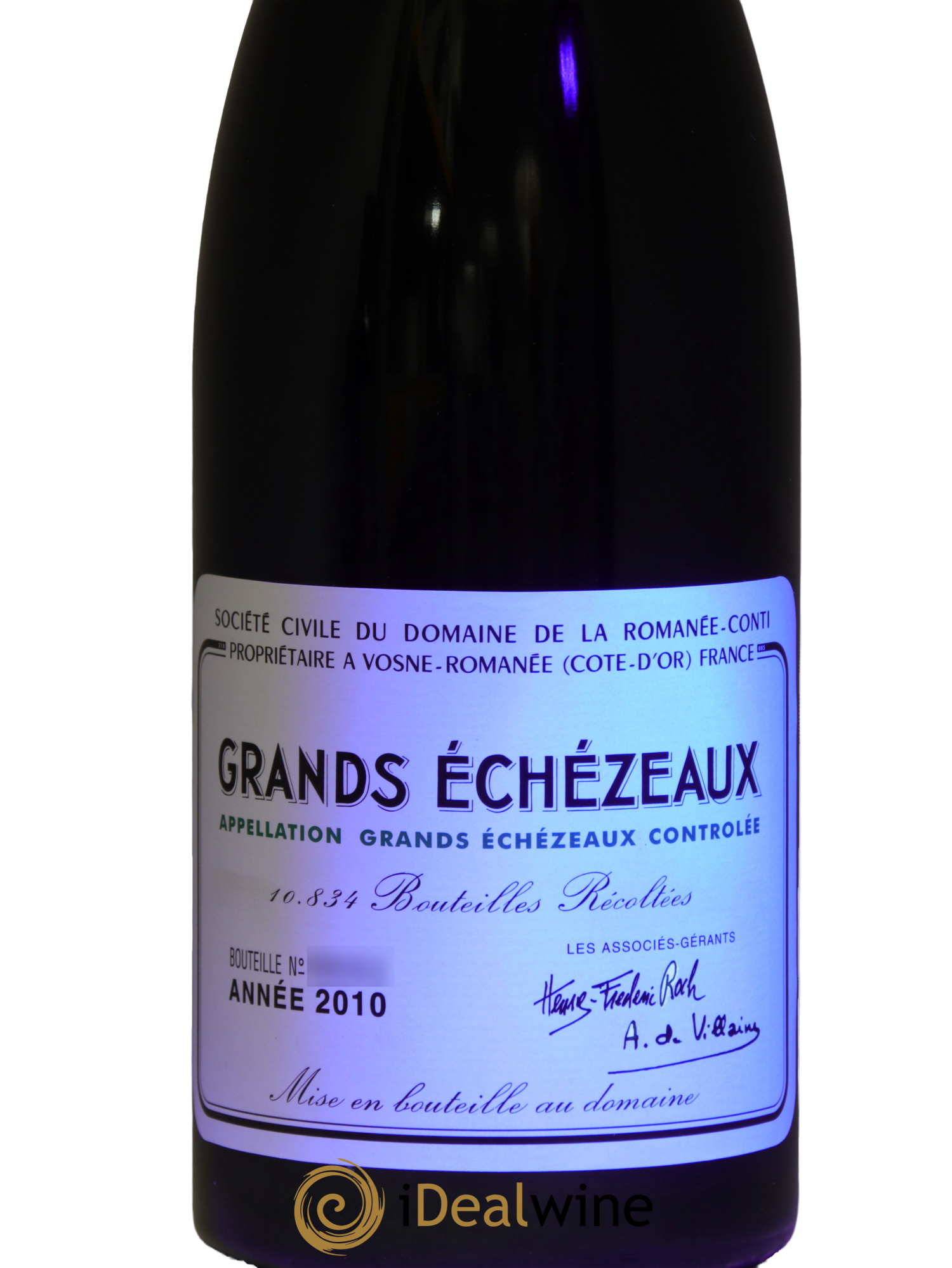Grands-Echezeaux Grand Cru Domaine de la Romanée-Conti 2010 - Lot of 1 bottle - 3