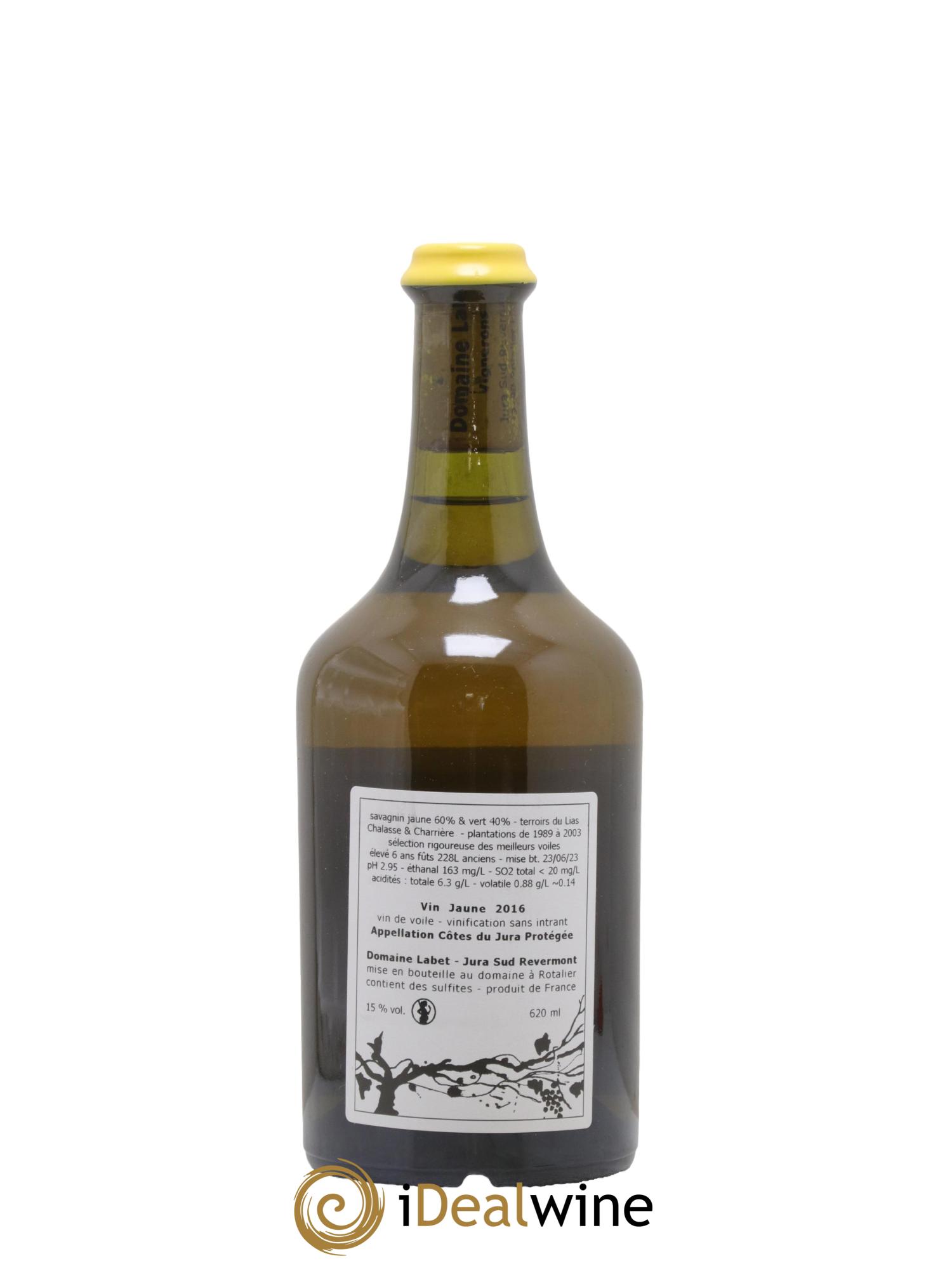Côtes du Jura Vin Jaune Romain - Julien - Charline Labet 2016 - Lotto di 1 clavelin - 1